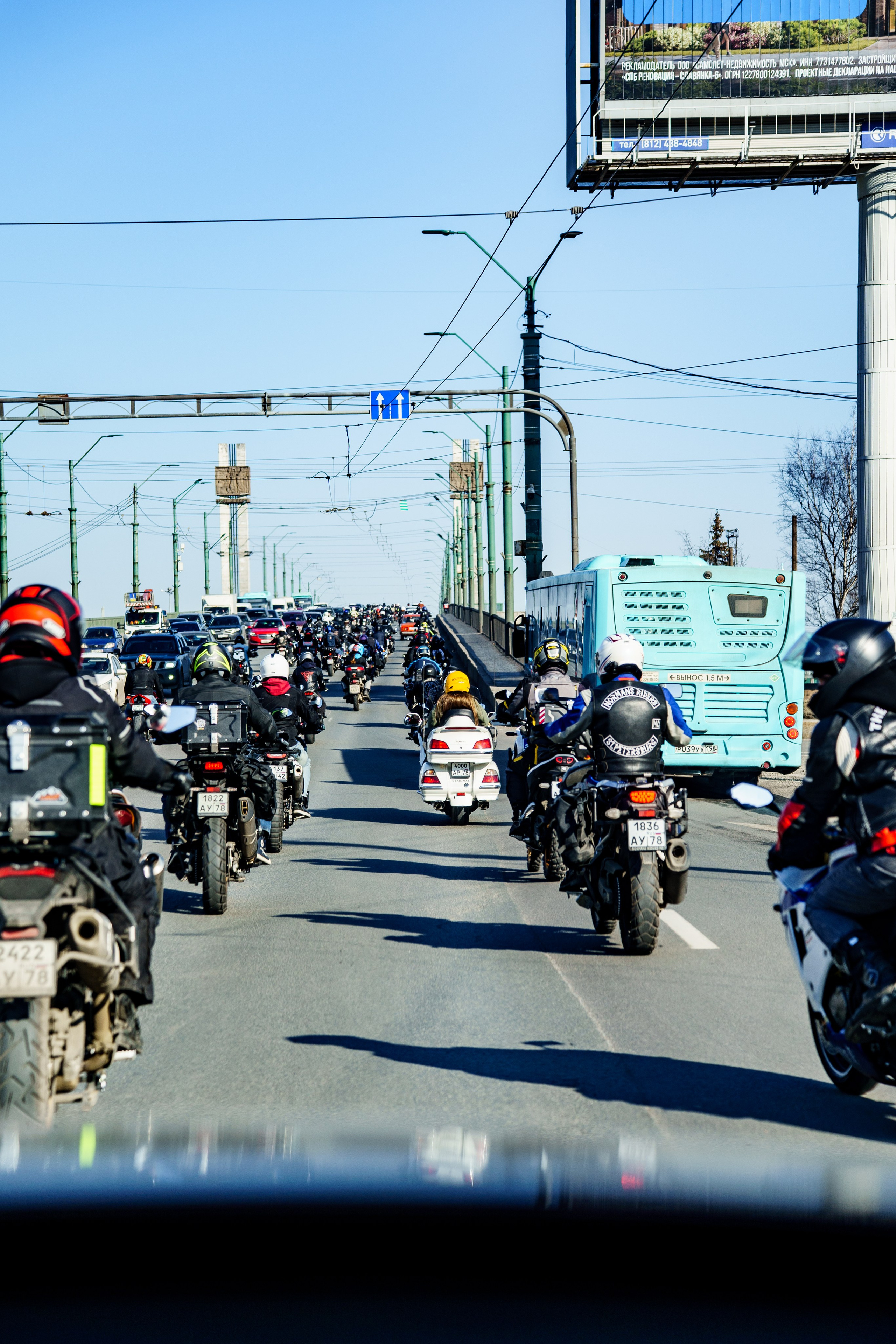 Прохват мотоклуба Norman Riders ч.1. Концертный и репортажный фотограф в Санкт-Петербурге Слава Пахомов