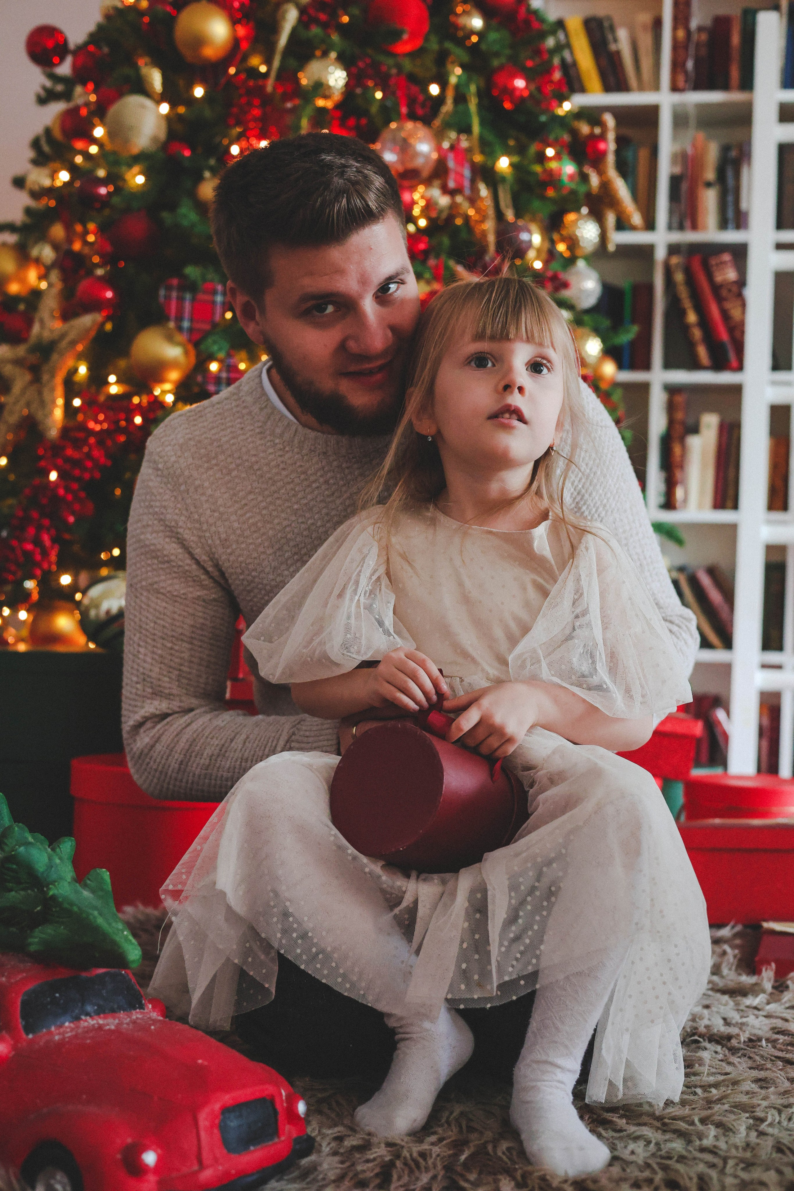 Новогодняя история «Кира и ее семья». Фотограф в Москве Анастасия Калинина
