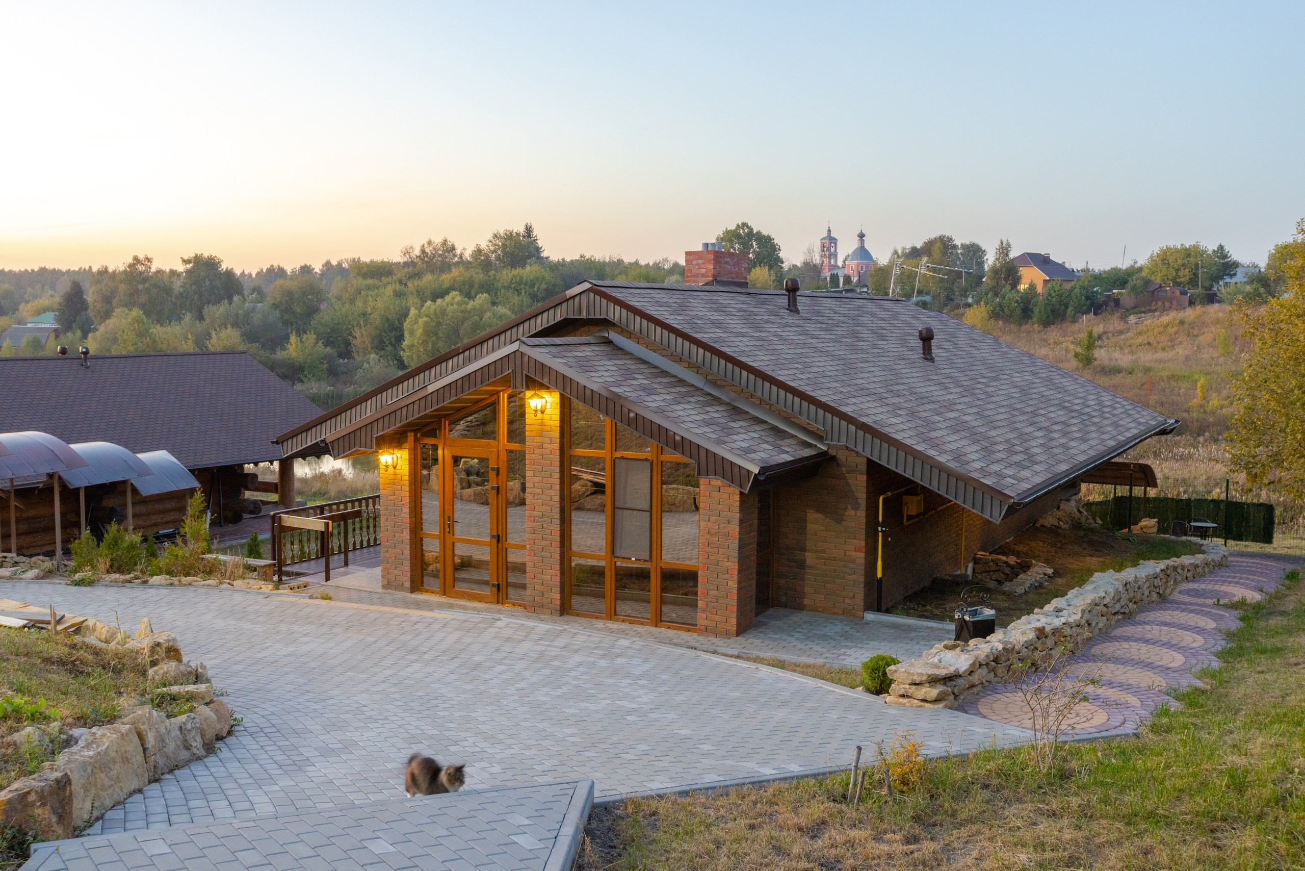 Большая Тросна вечером и новый бассейный комплекс. Фотограф в Туле Крупский АнДРей. Фотостудия «КАДР71» в Туле