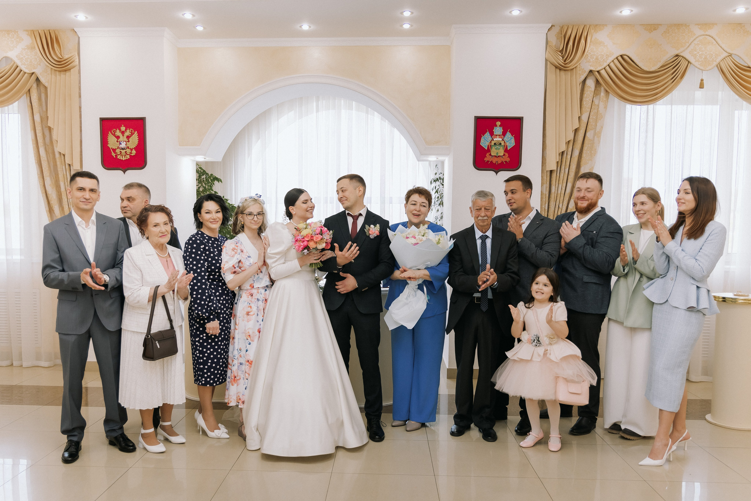 Яна и Святослав. Свадебный день. Свадебная фотография. Арина Рубах