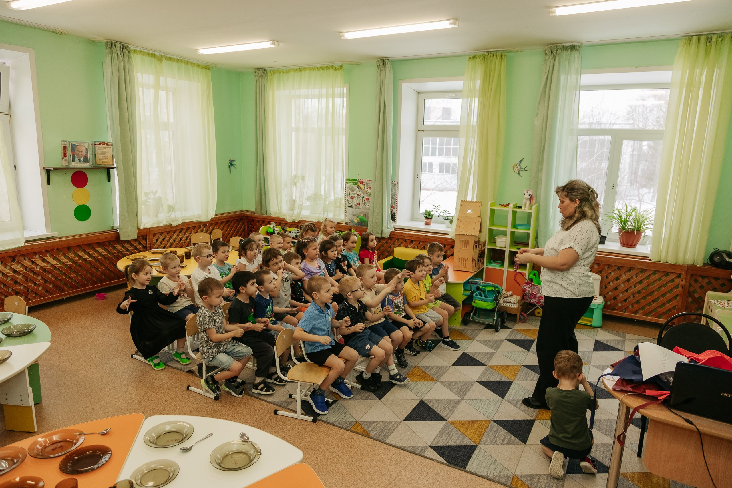 Репортаж в саду (1 день из жизни сада). Фотограф на первый годик, семейный и детский фотограф в Новосибирске