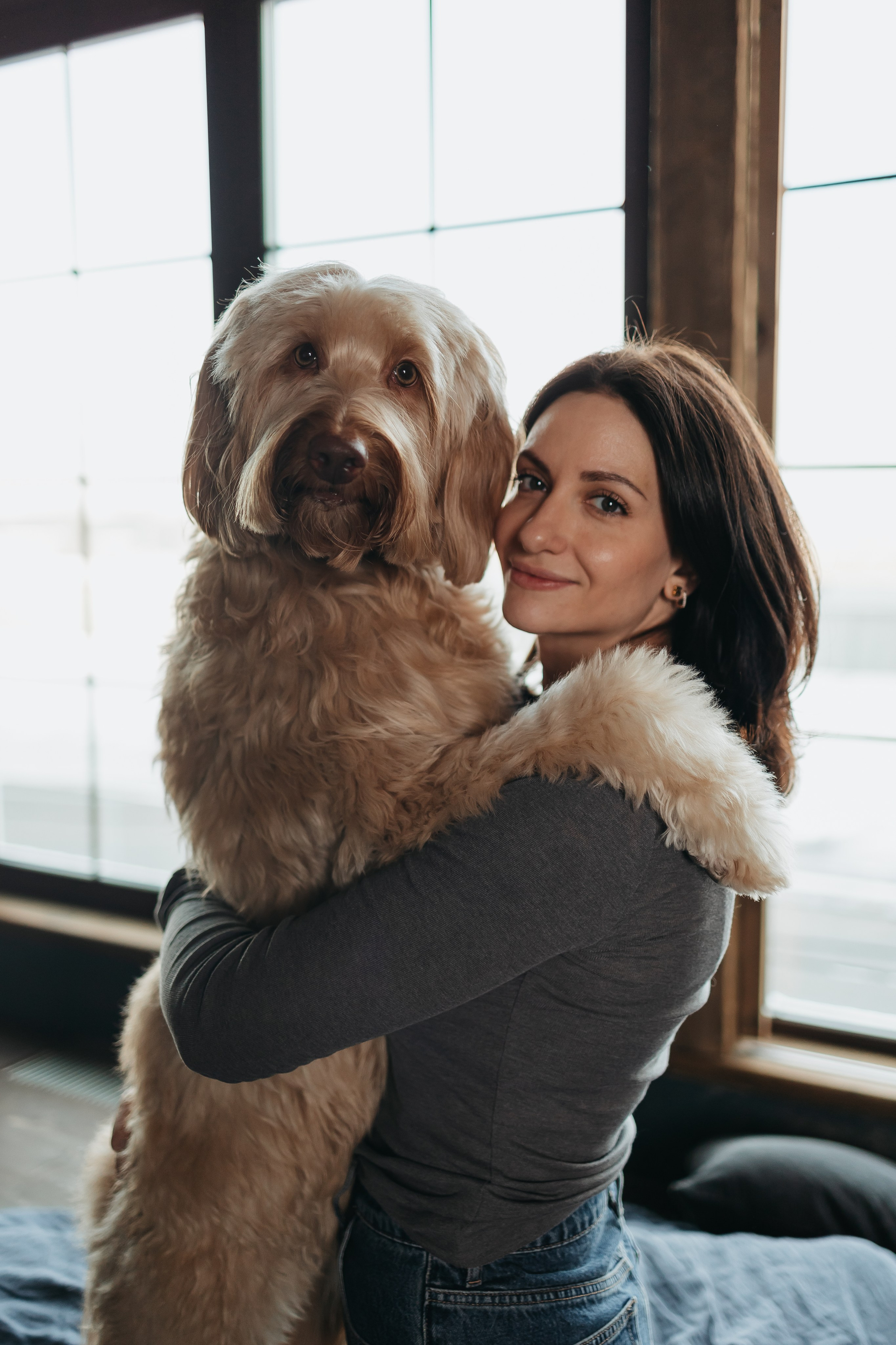 Алина и Фиби. Фотограф-анималист в Санкт-Петербурге Алина Яхонт