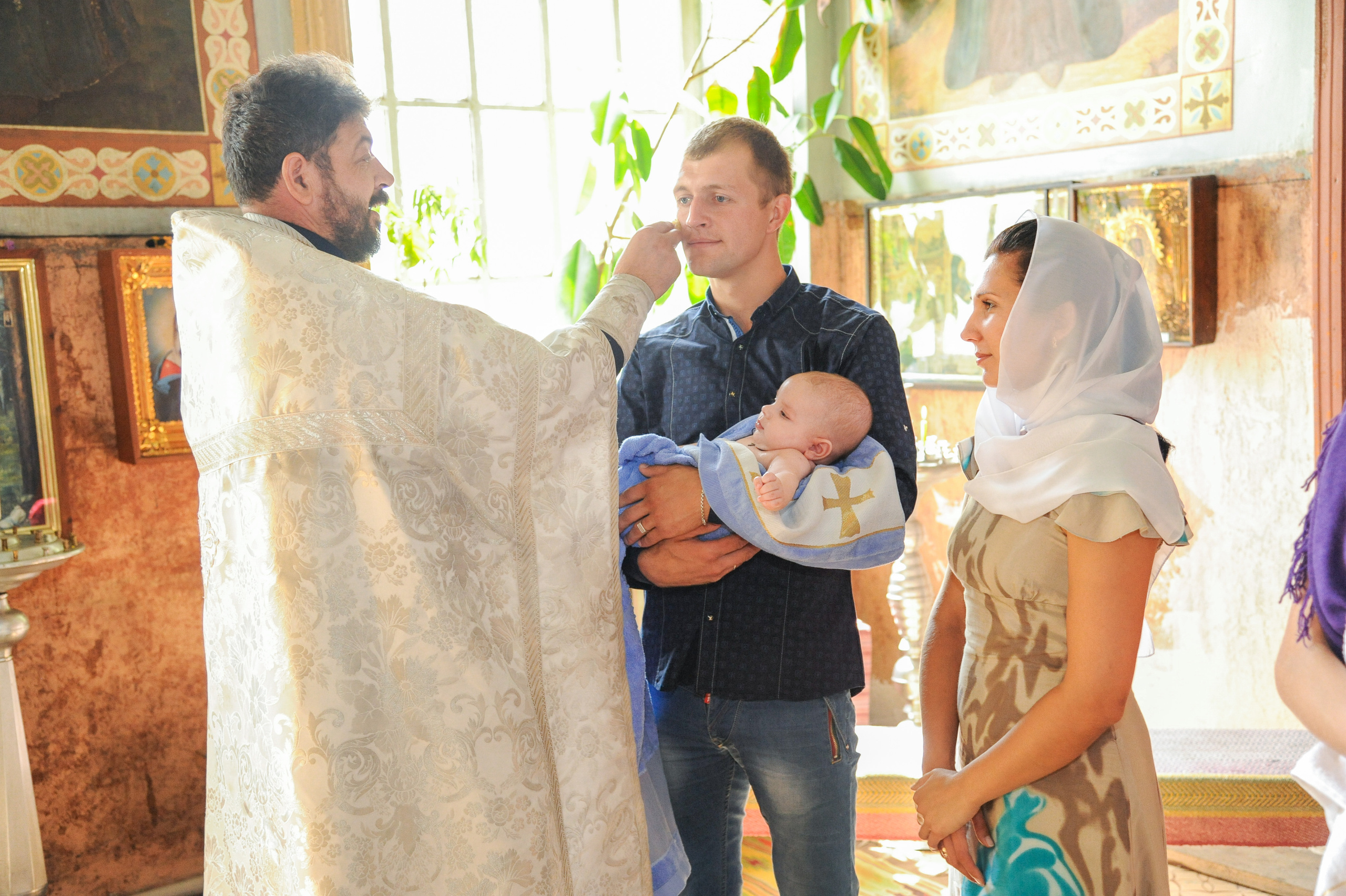 Профессиональный фотограф на церемонию крещения. Вячеслав Скрипник Фотограф Краснодар