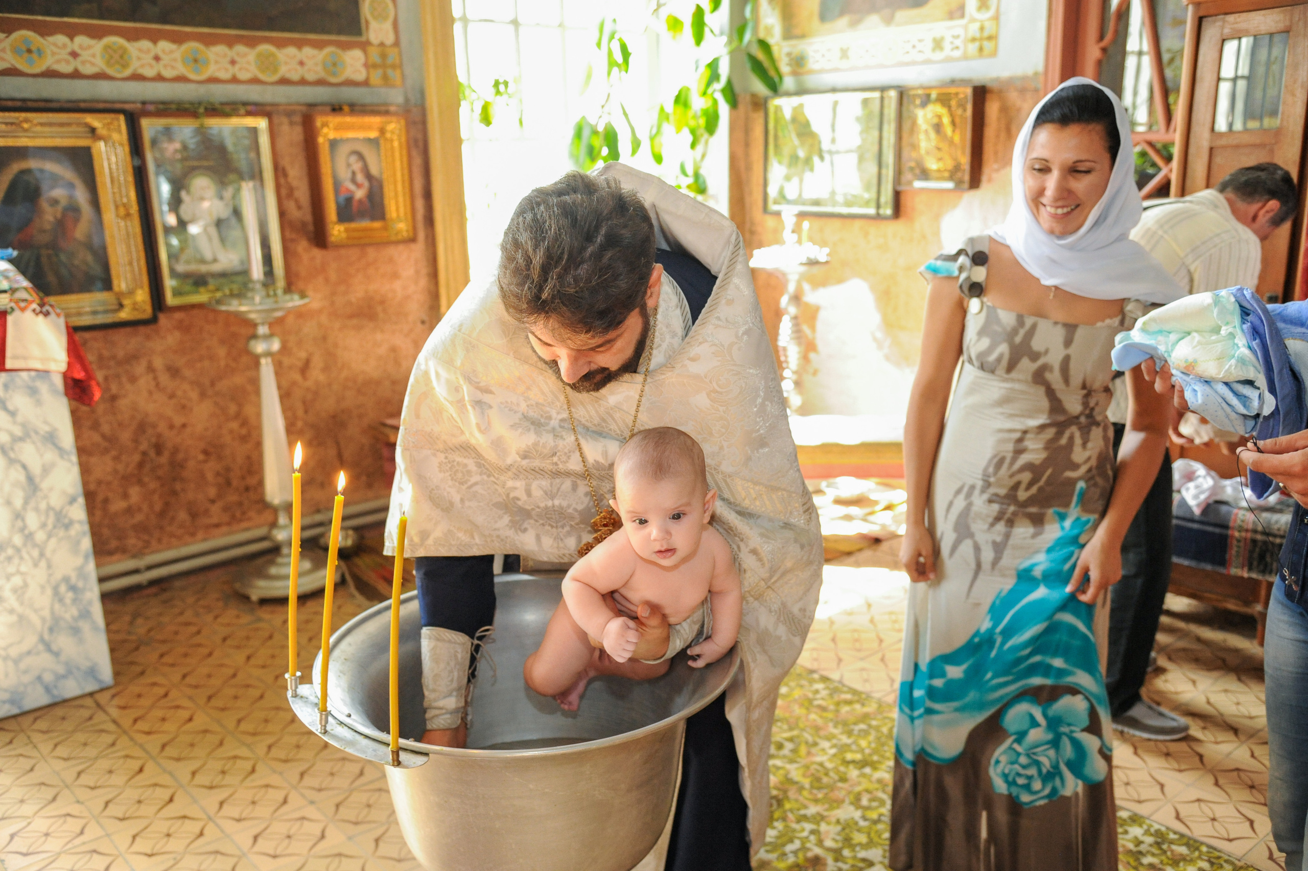 Профессиональный фотограф на церемонию крещения. Вячеслав Скрипник Фотограф Краснодар