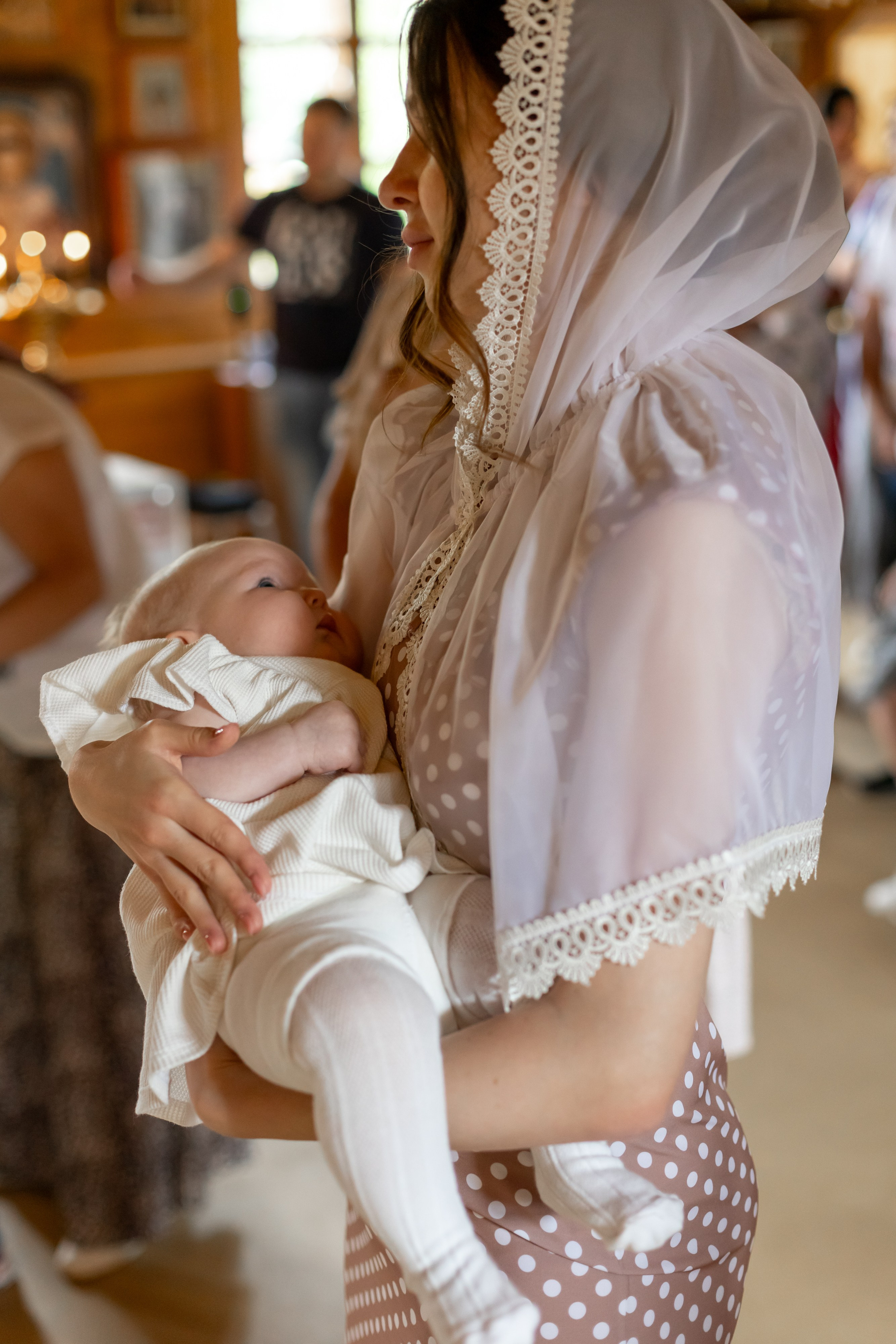 Таинство крещения Храм Святого страстотерпца Императора Николая Второго (г. Щелково). Фотограф Щелково/ Москва Татьяна Жучкова