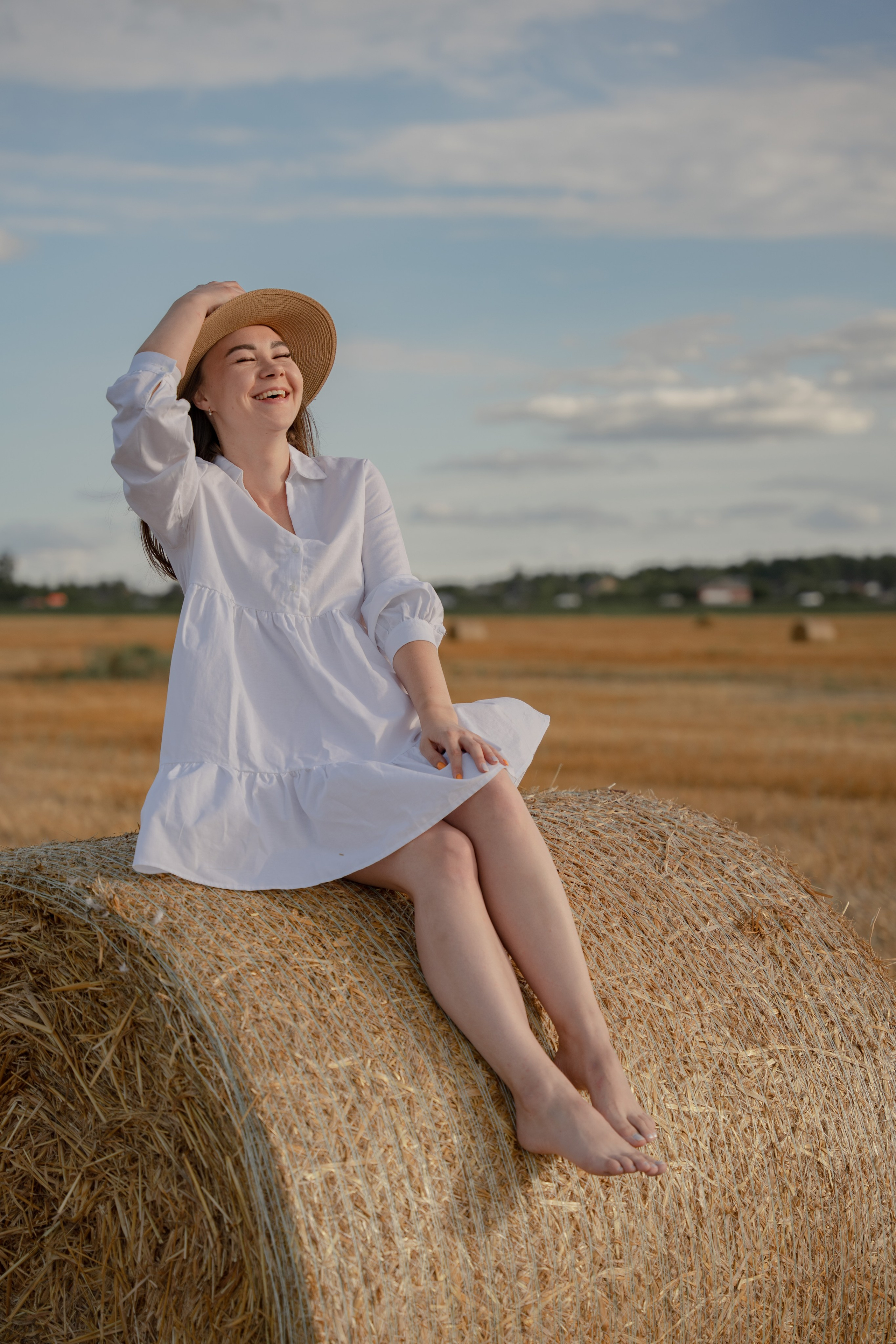 Ольга в поле