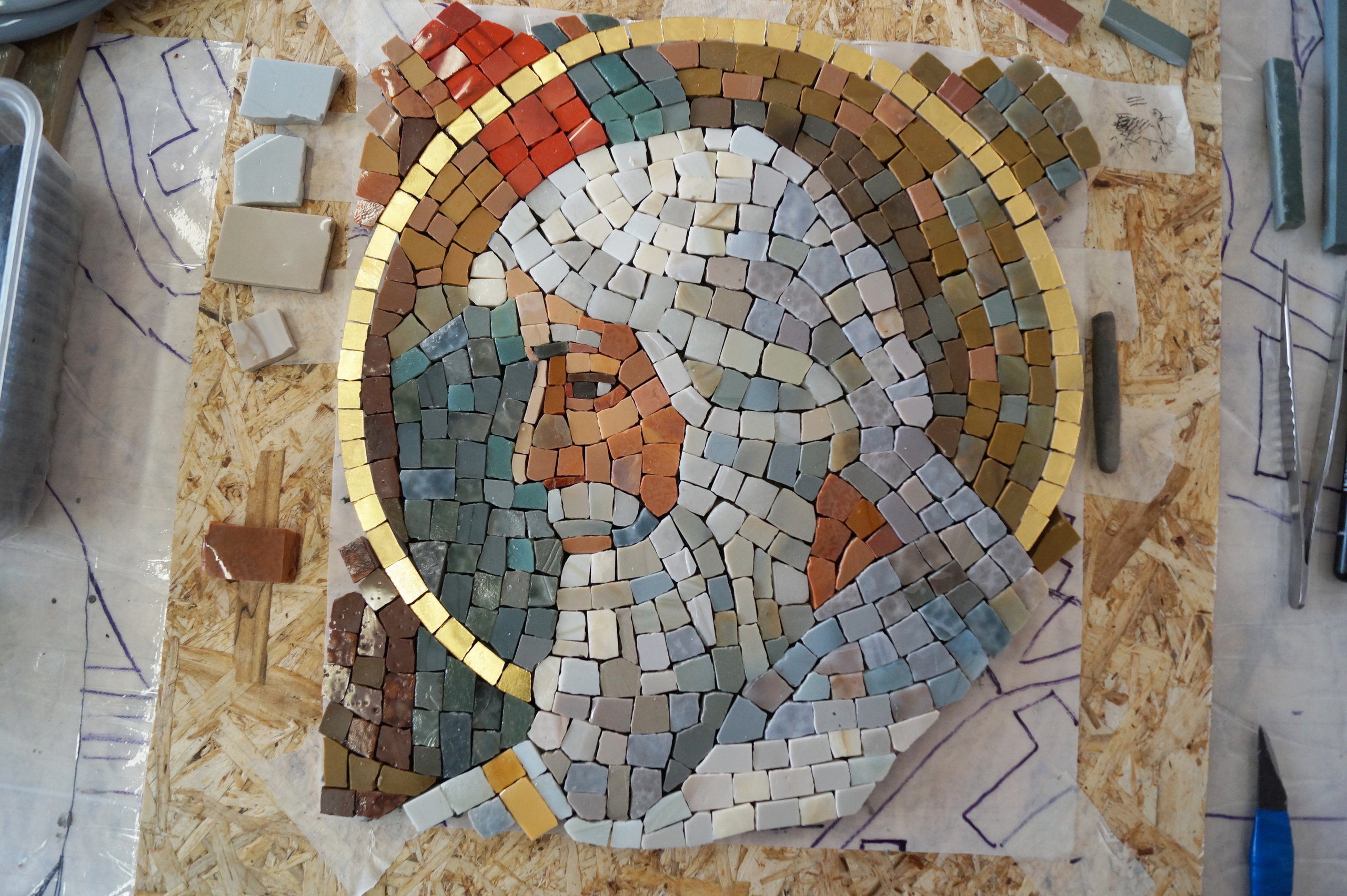 Процесс работы. Витраж и мозаика на заказ в Санкт-Петербурге