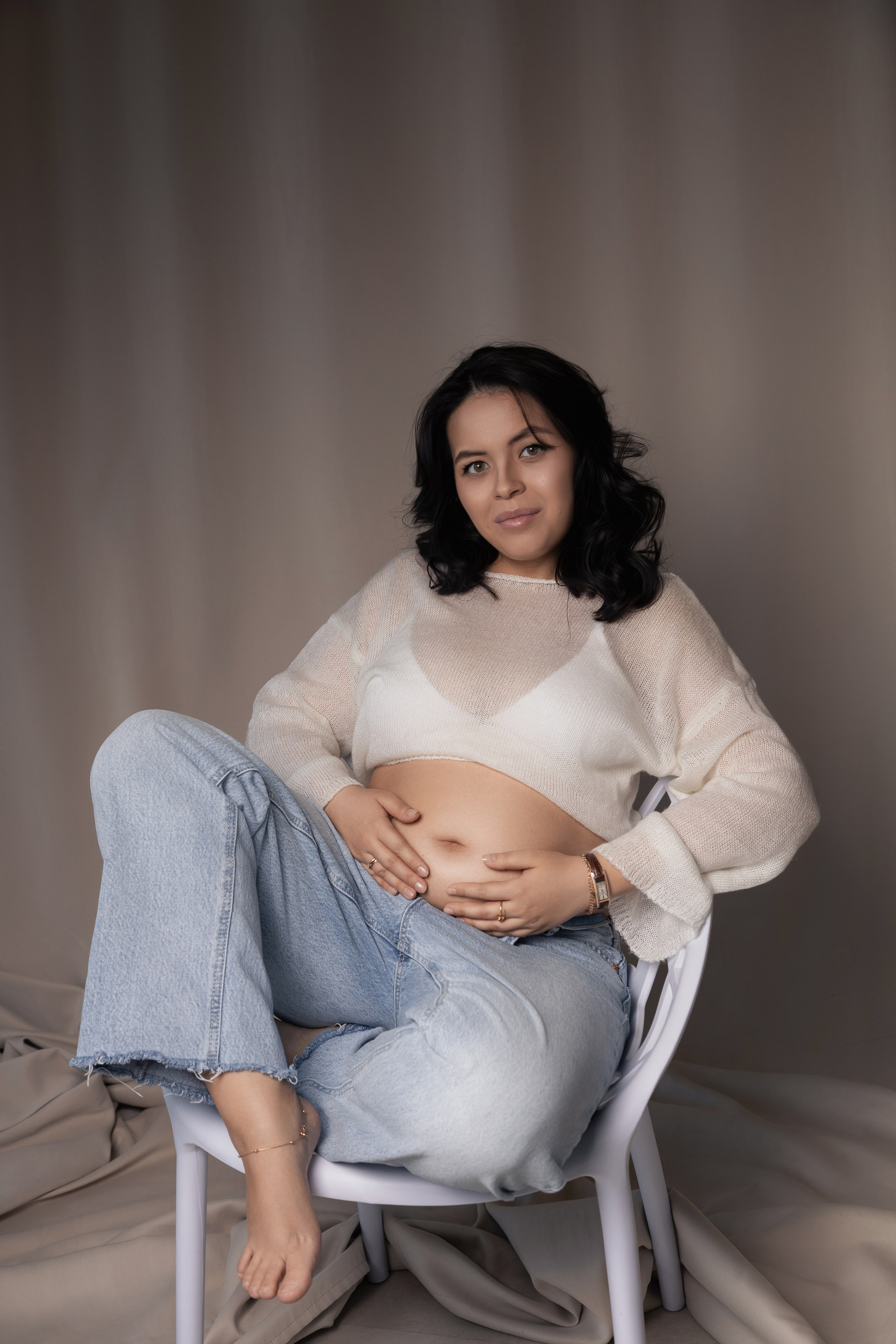 Фотосессия беременности для Елены. Анастасия, Фотограф женского портрета и беременности в стиле vogue