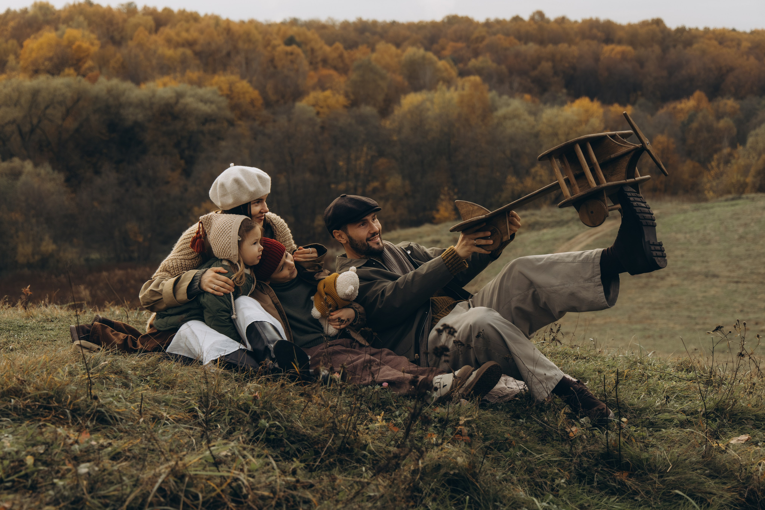 Теплая осенняя история. Семейный фотограф в Москве Лоншакова Кристина