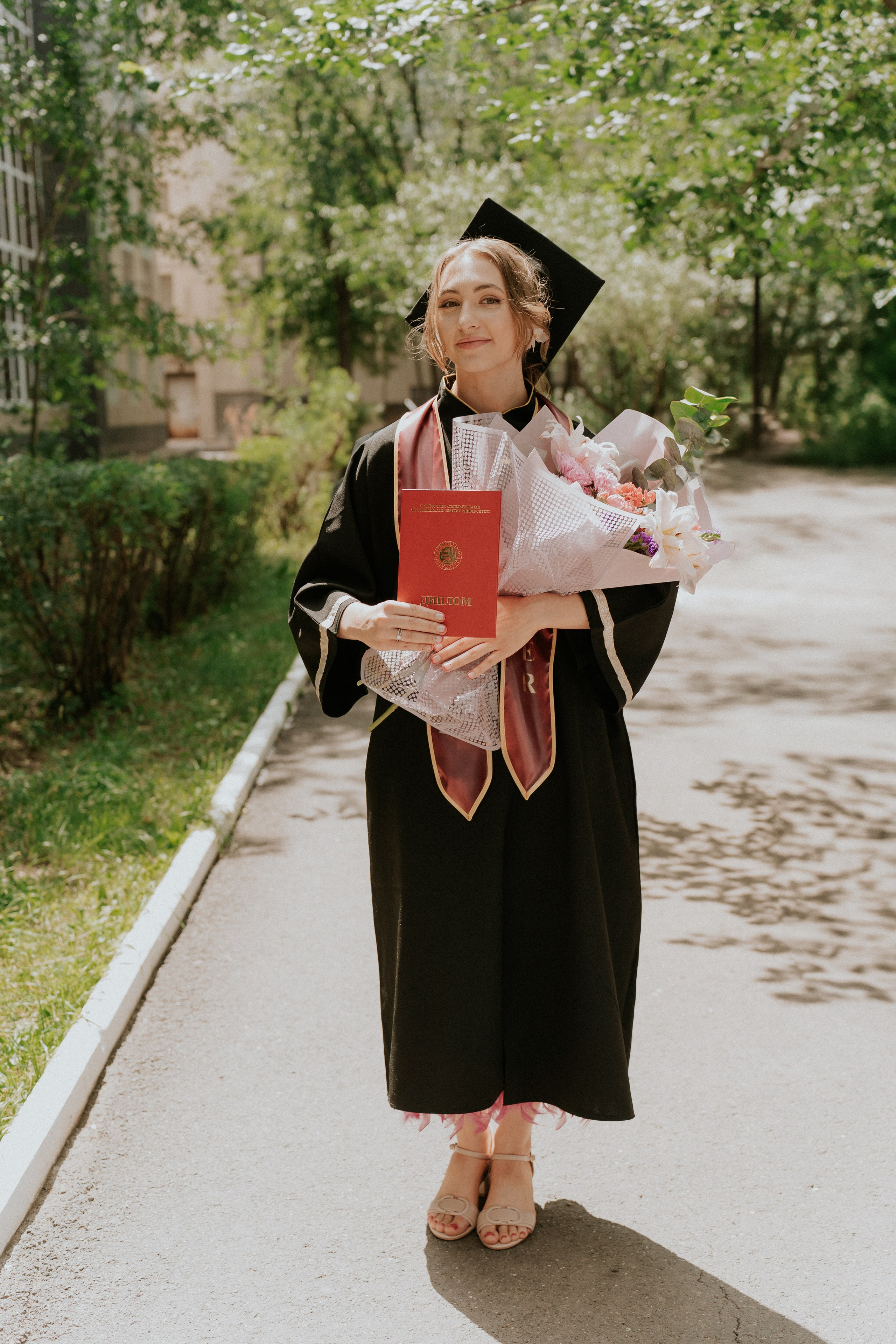 Выпускной Аграрный унивеситет. Крис Богомазова