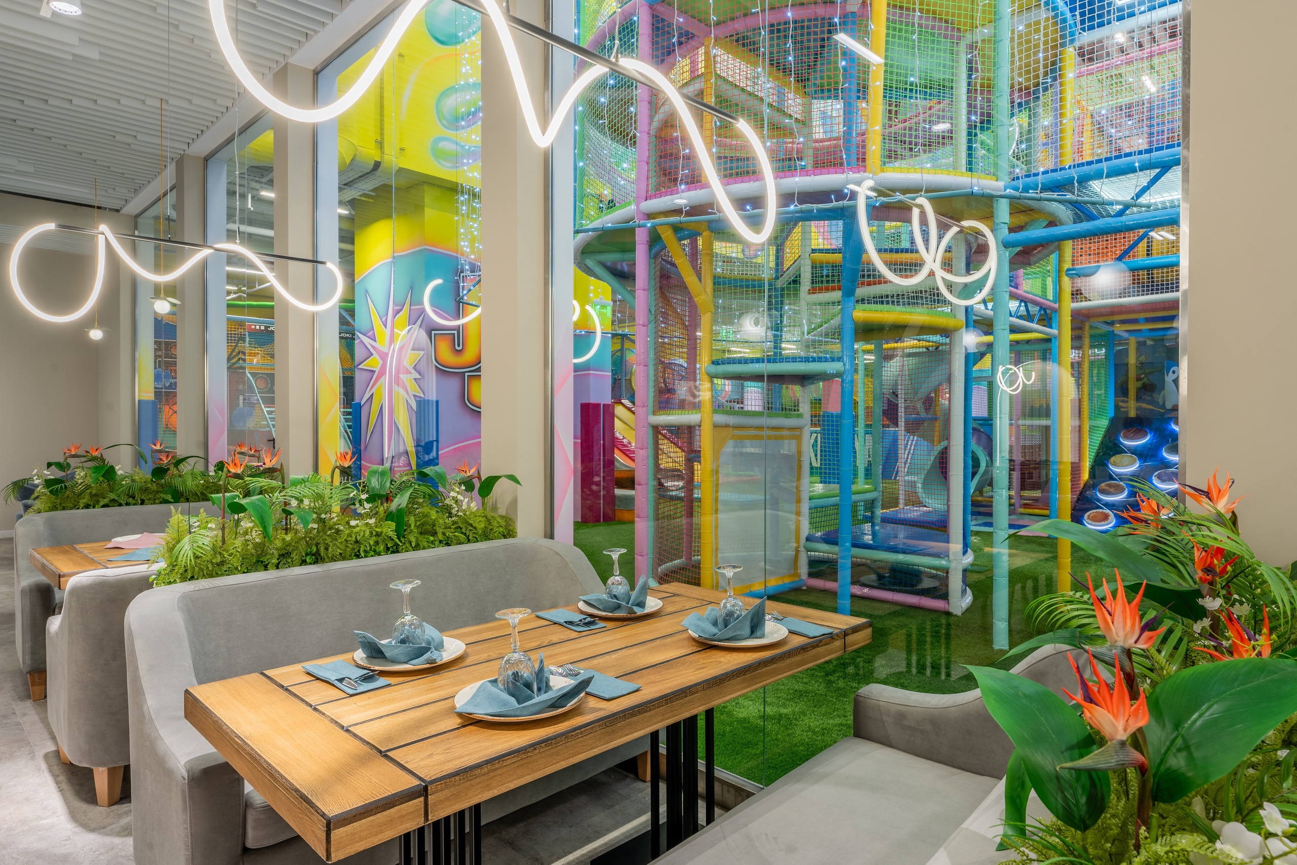 Парк развлечений Joki Joya Лефортово. Интерьерный фотограф Александра Солдатова