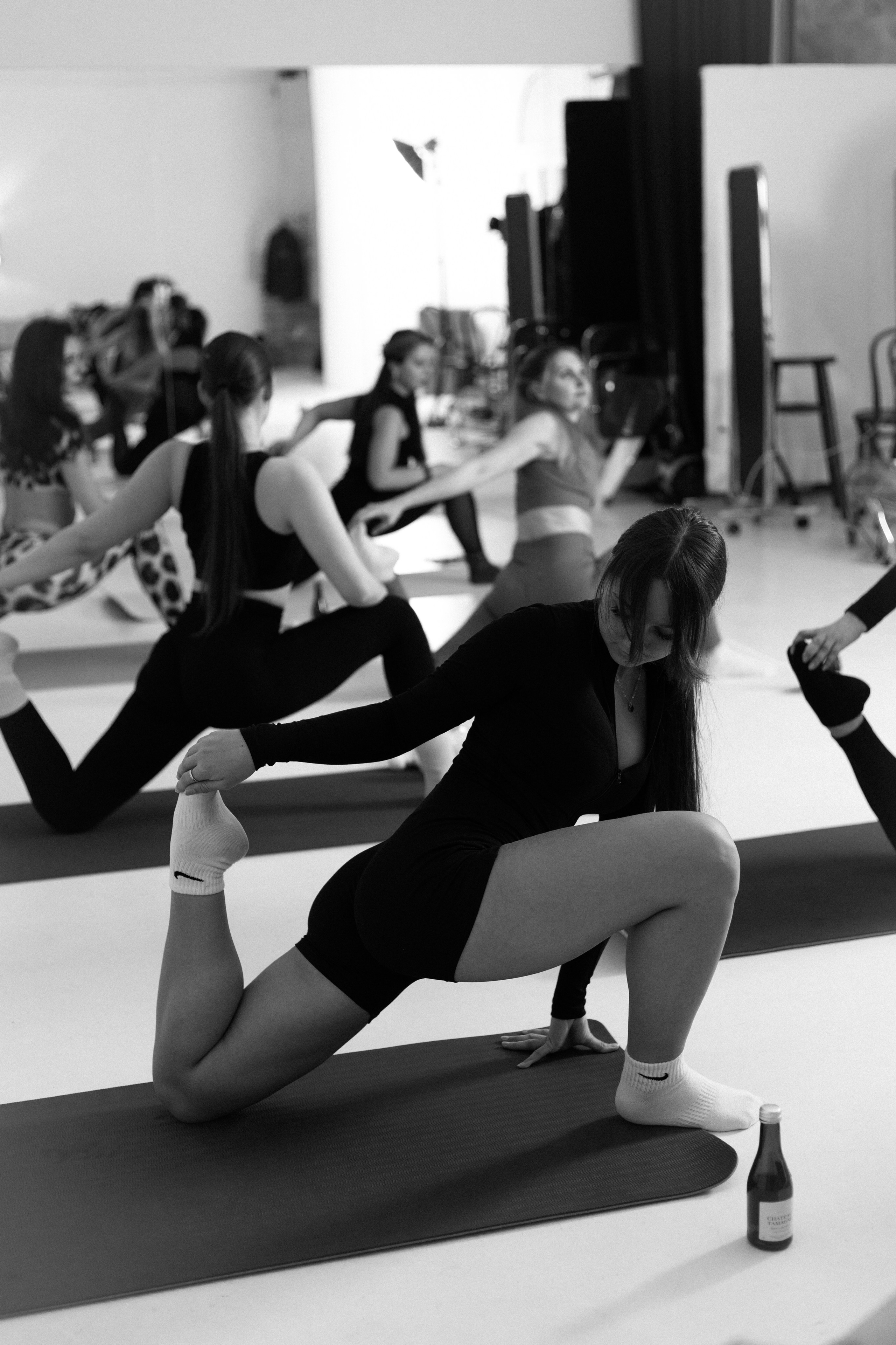 Новогоднее занятие по растяжке. Фотограф в Санкт-Петербурге Смирнова Диана