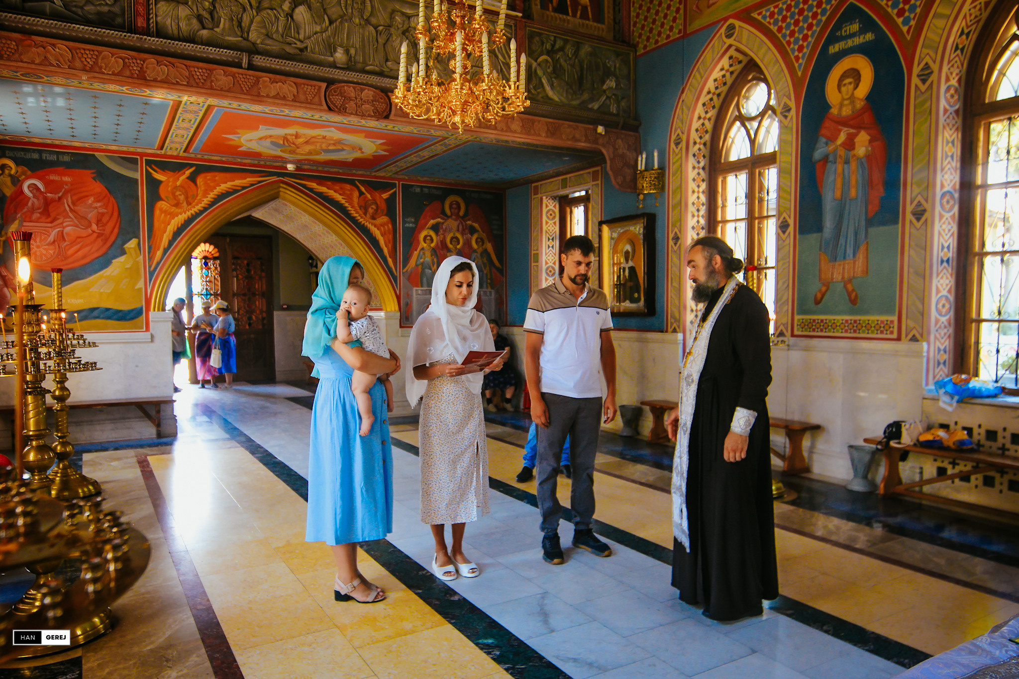 «Церковь всех Крымских святых и Федора Стратилата» Крещение Алушта. Фотограф в Крыму Григорий