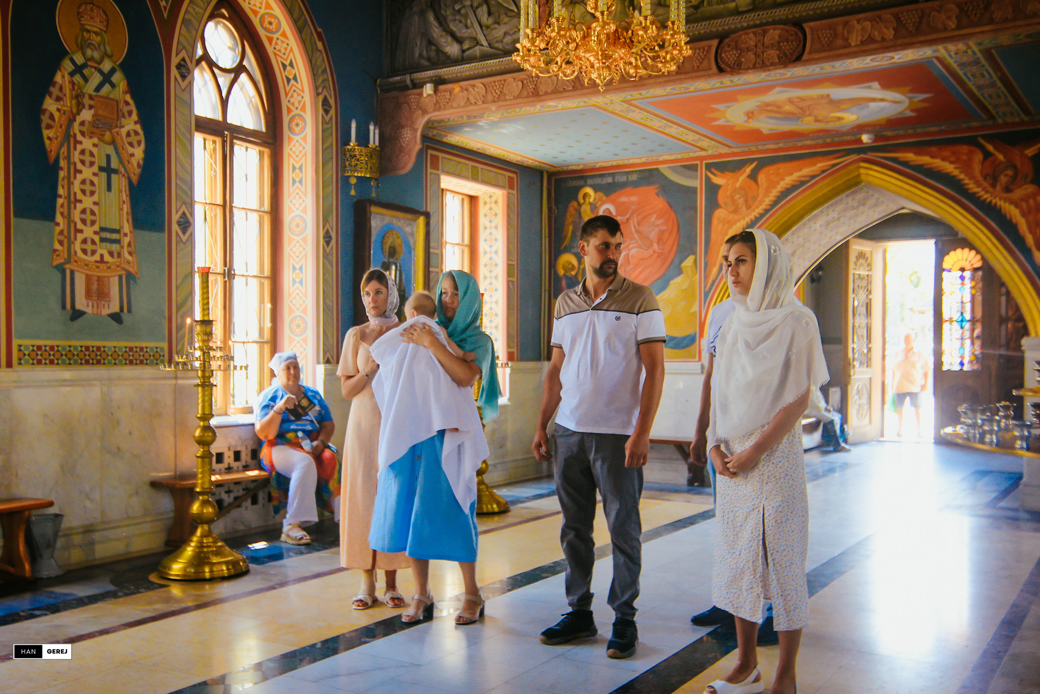 «Церковь всех Крымских святых и Федора Стратилата» Крещение Алушта. Фотограф в Крыму Григорий