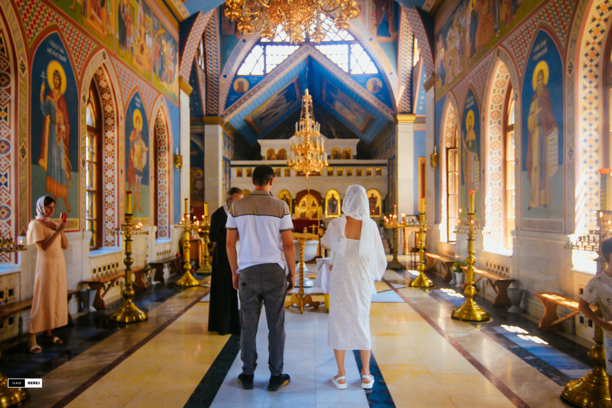 «Церковь всех Крымских святых и Федора Стратилата» Крещение Алушта. Фотограф в Крыму Григорий