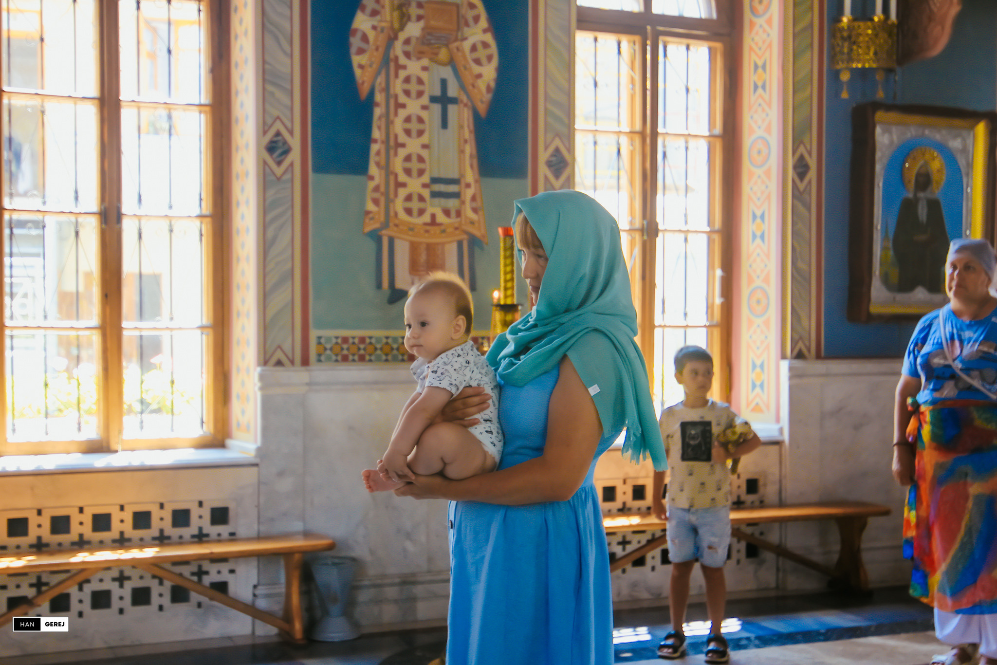 «Церковь всех Крымских святых и Федора Стратилата» Крещение Алушта. Фотограф в Крыму Григорий