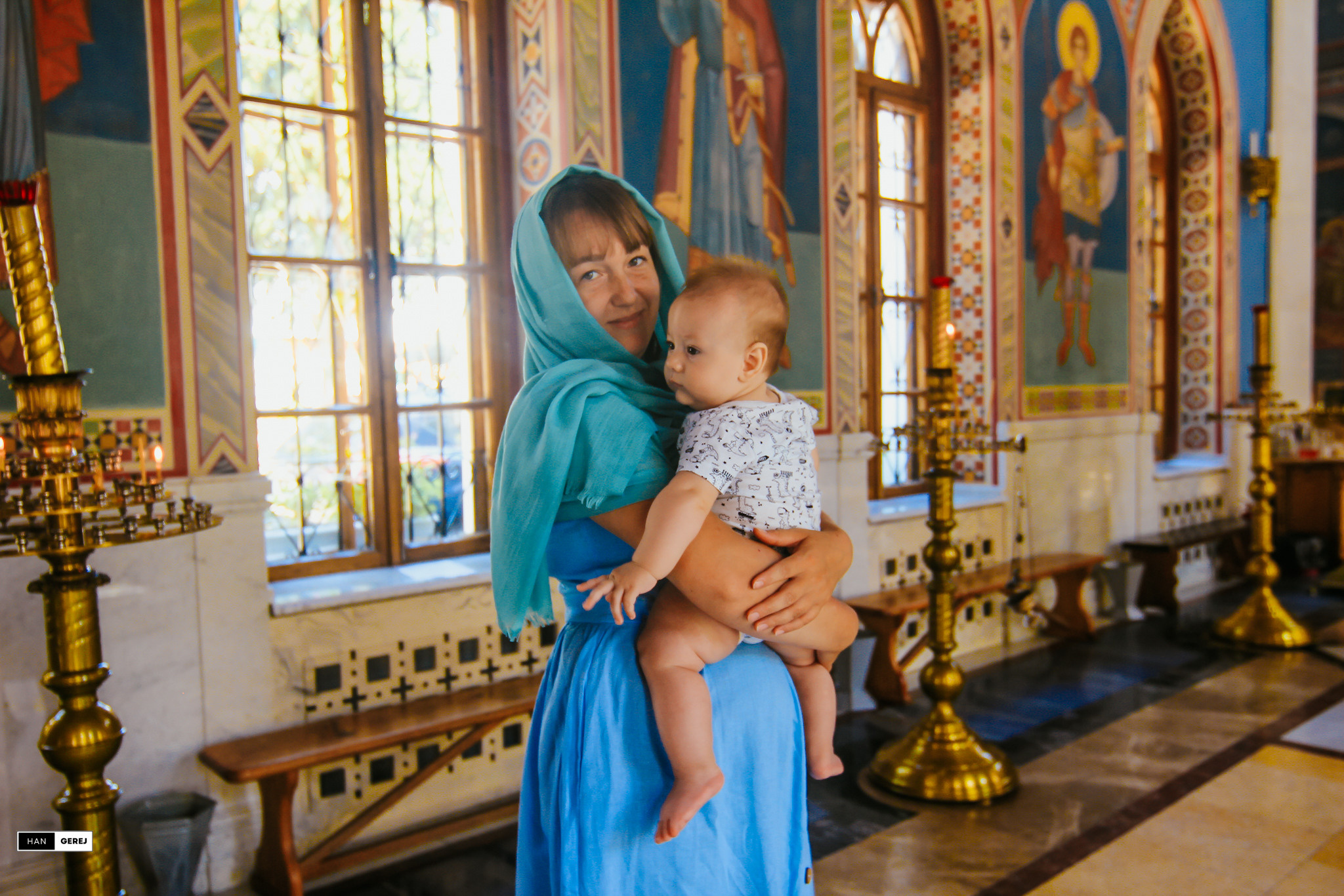 «Церковь всех Крымских святых и Федора Стратилата» Крещение Алушта. Фотограф в Крыму Григорий