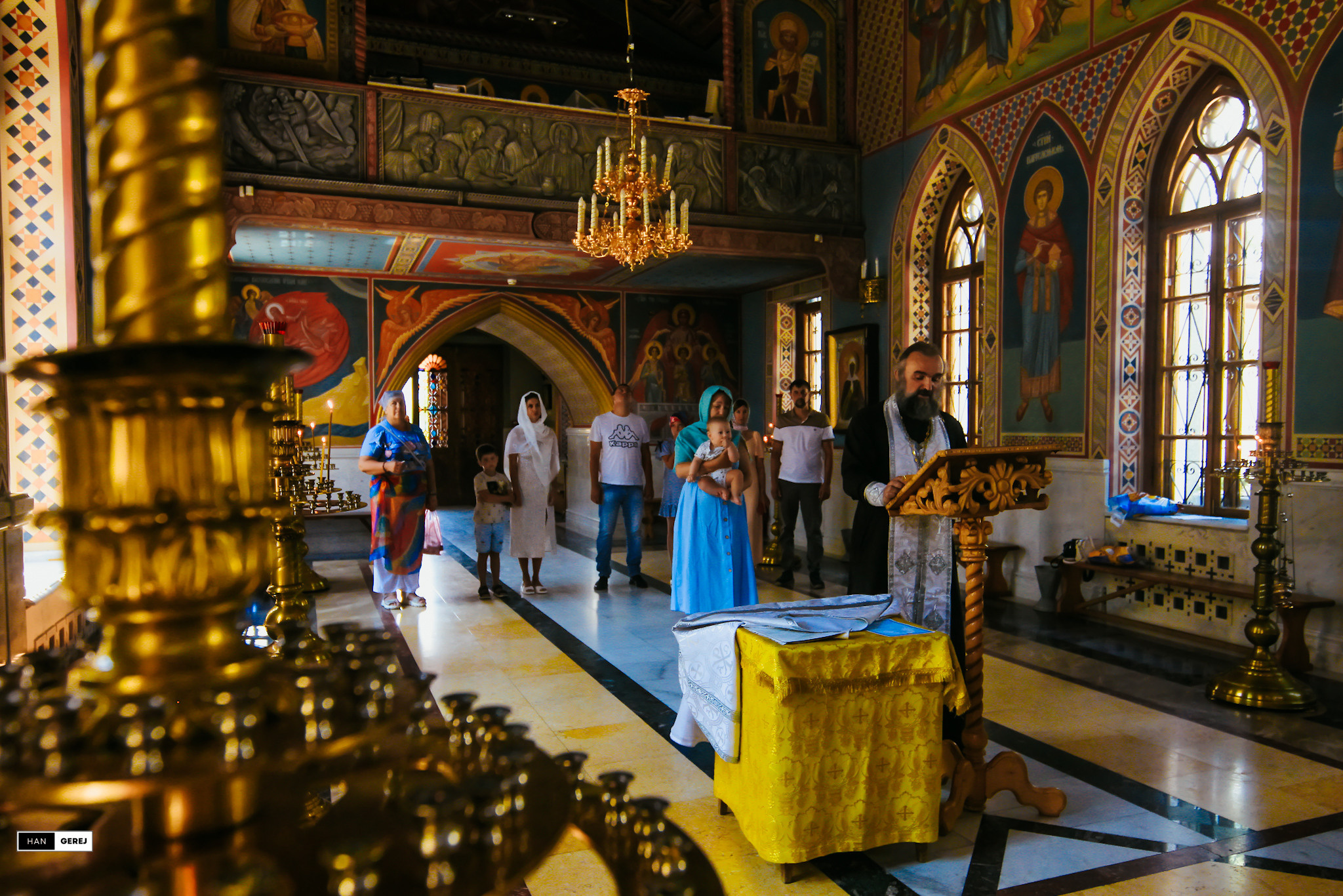 «Церковь всех Крымских святых и Федора Стратилата» Крещение Алушта. Фотограф в Крыму Григорий