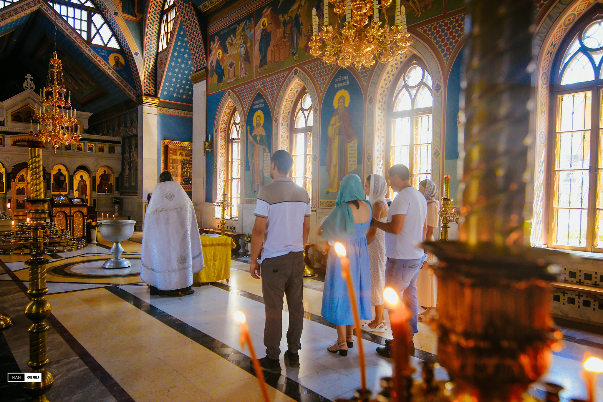 «Церковь всех Крымских святых и Федора Стратилата» Крещение Алушта. Фотограф в Крыму Григорий