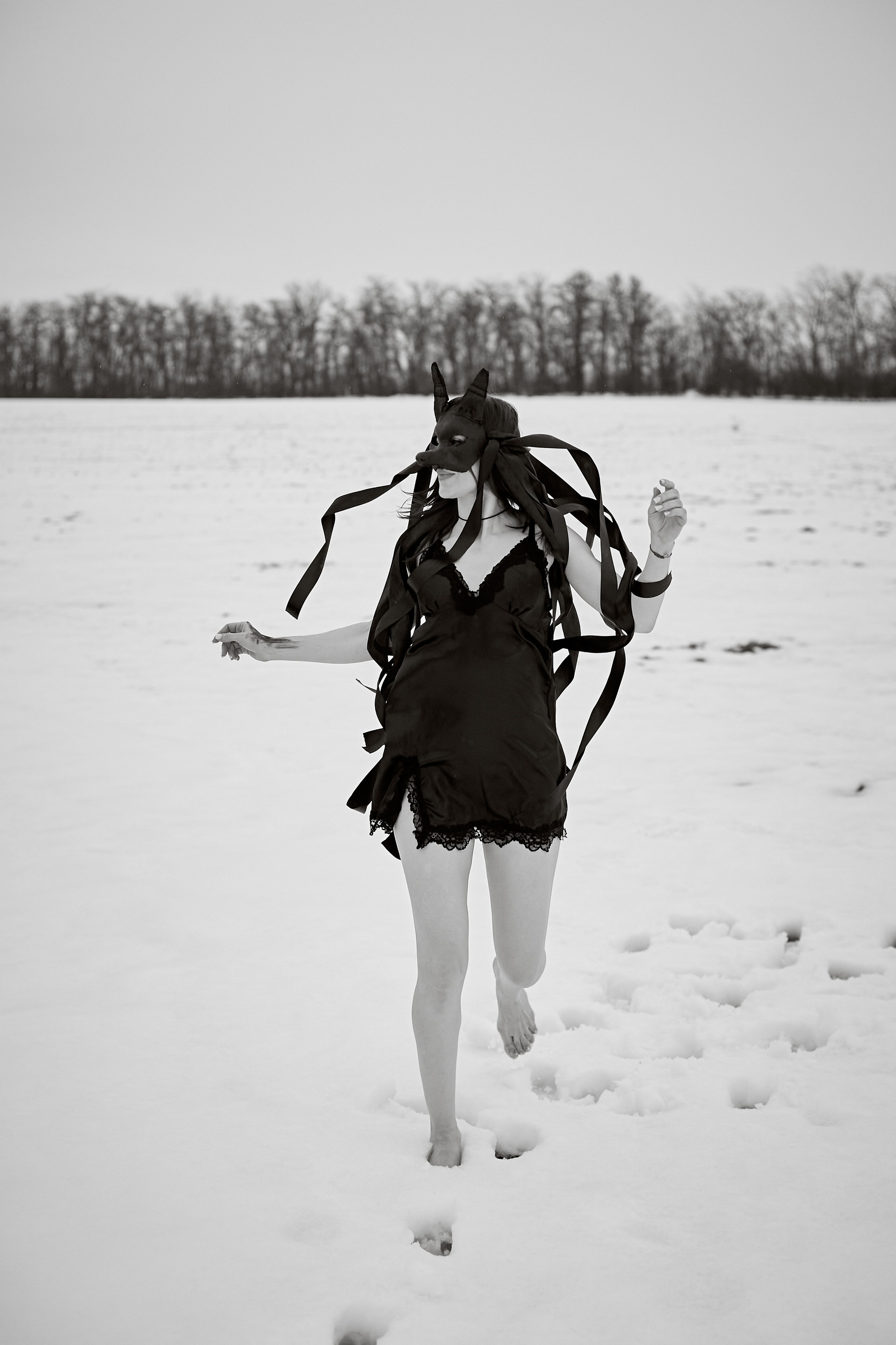 «Снежная волчица». Свадебный и креативный фотограф в ЮФО