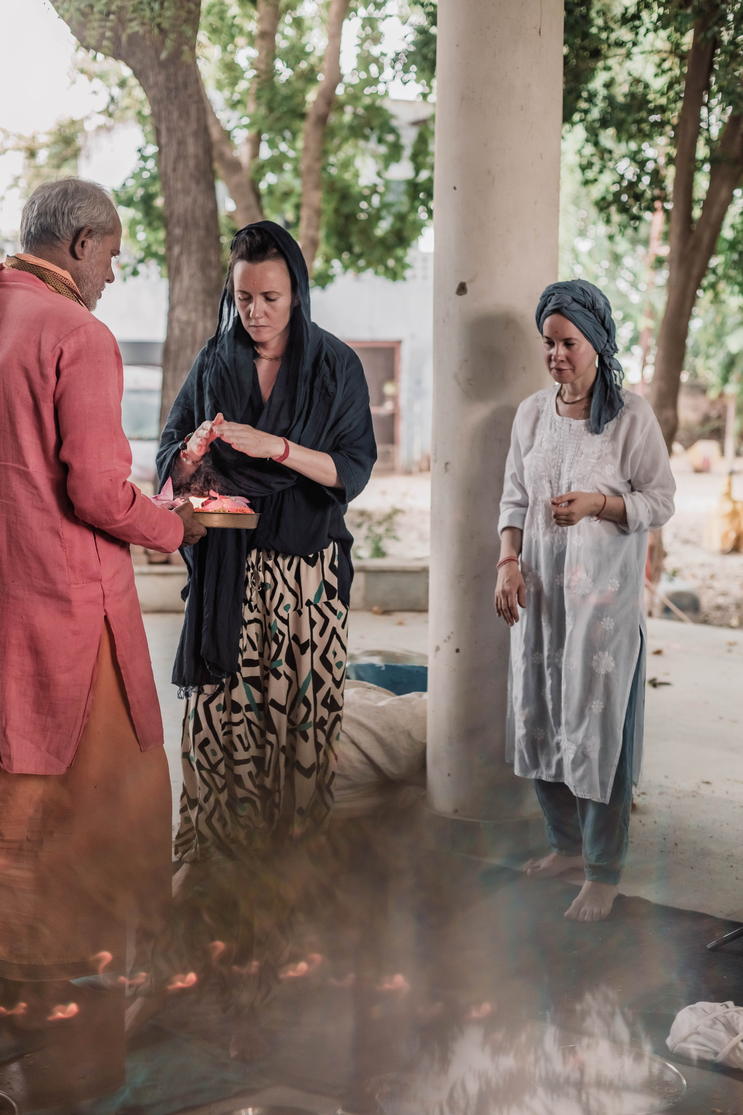 Pitri Paksha yagyas & poojas Devraha Baba ji ashram. Mariam Bagdasaryan