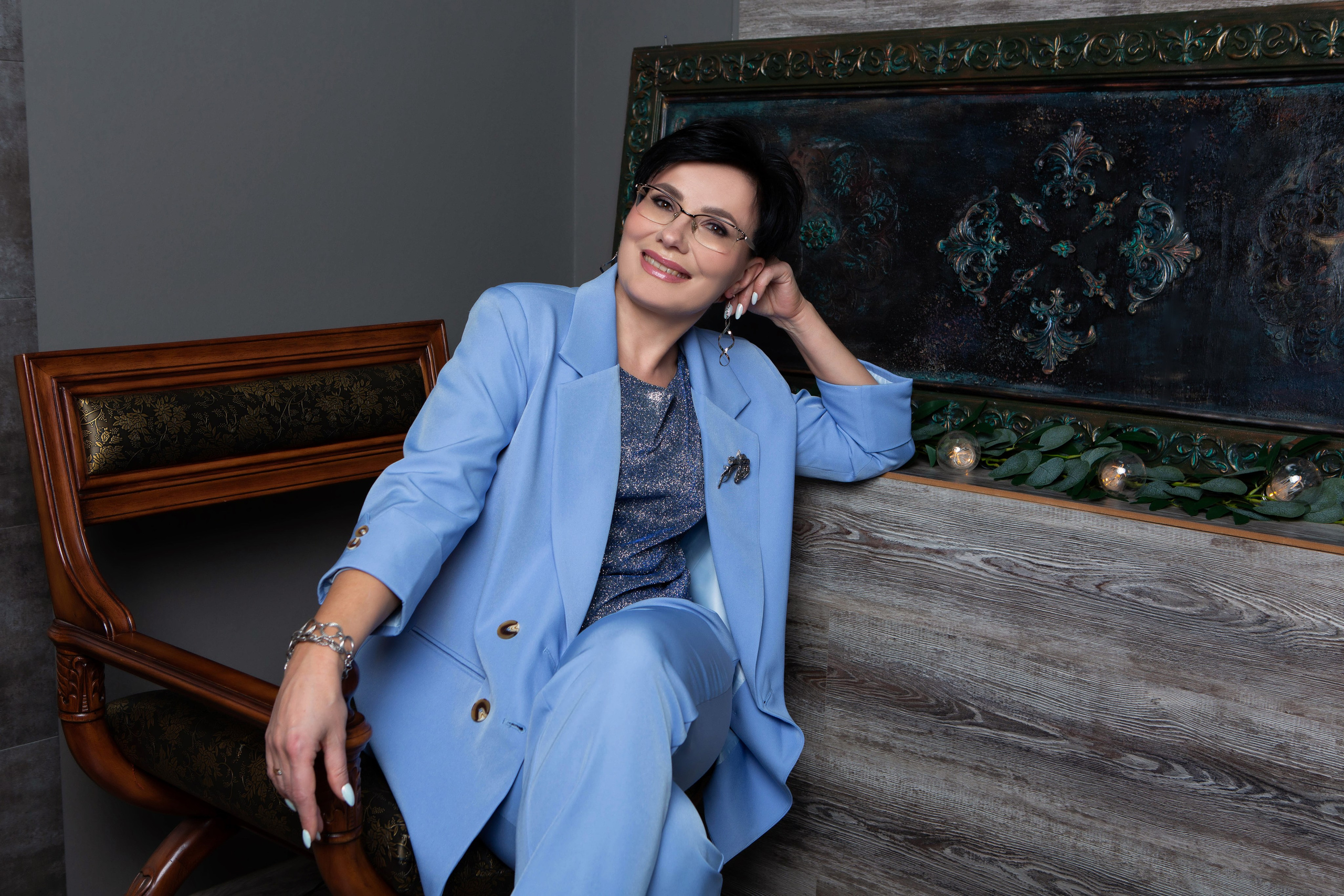 Контент съёмка для ведущей. Главная