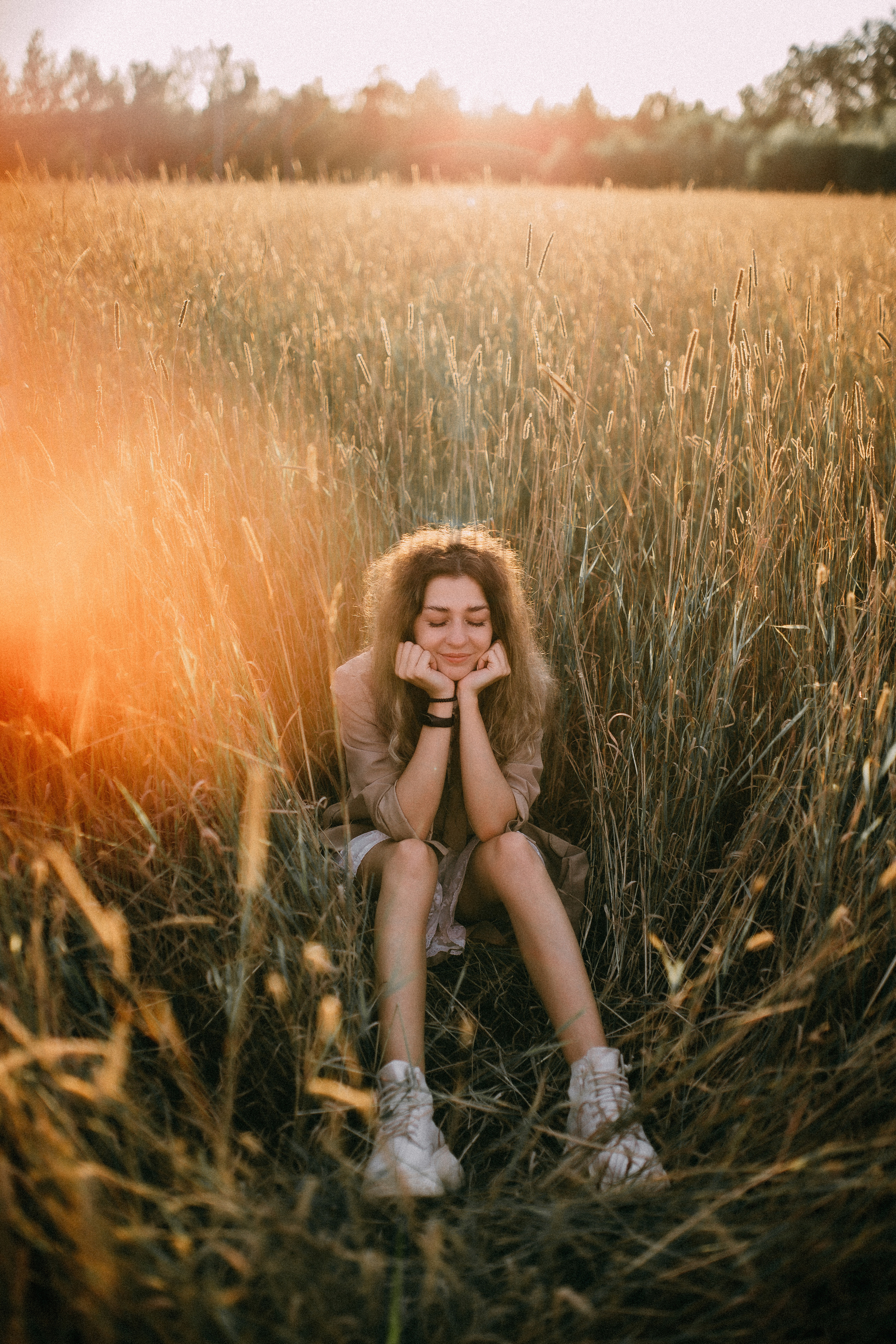 Катя. Съёмка на закате. Фотограф НОГИНСК, Москва, Анастасия Белая