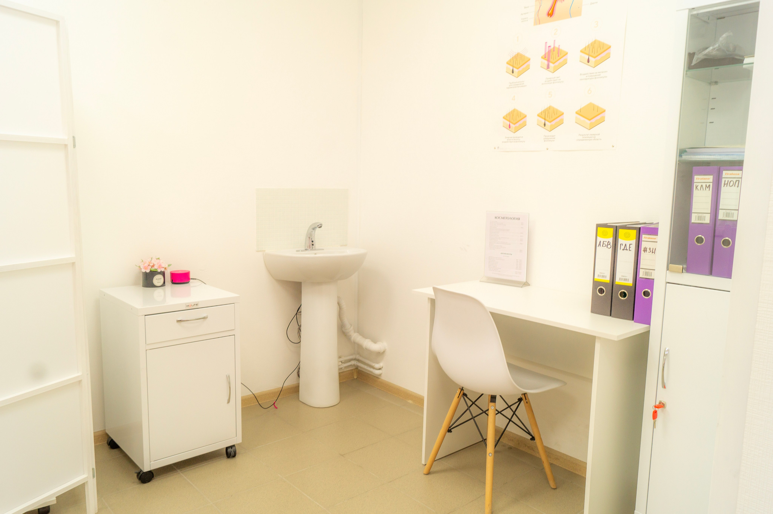 Съёмка в центре лазерной эпиляции. Интерьерный и портретный фотограф в Екатеринбурге Андрей Калинин