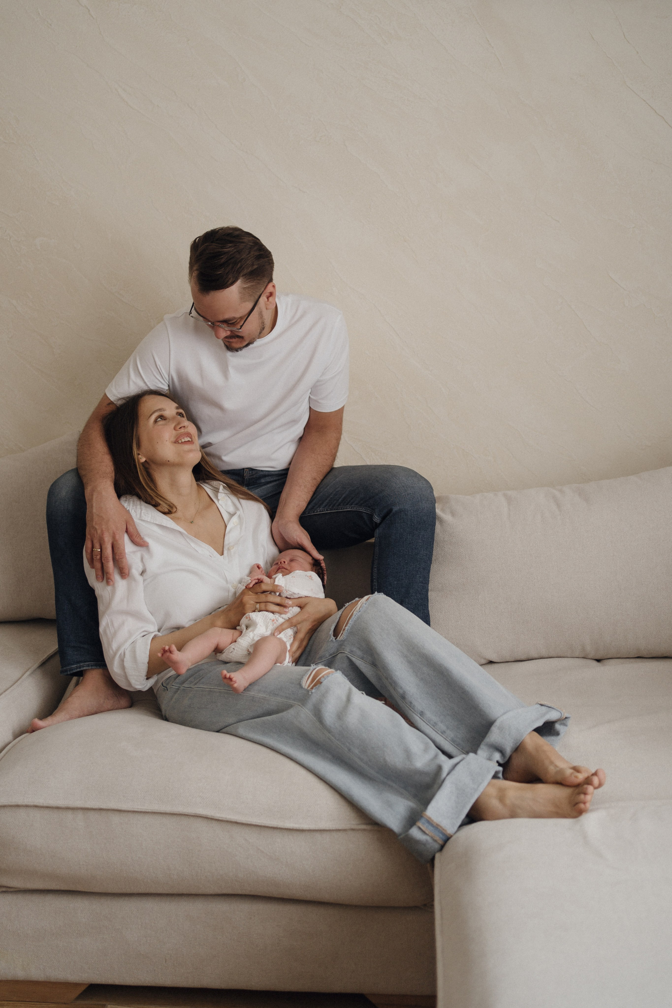 Домашняя фотосессия Эммы (1 месяц). Свадебный фотограф в Краснодаре и Сочи Винидиктова Екатерина