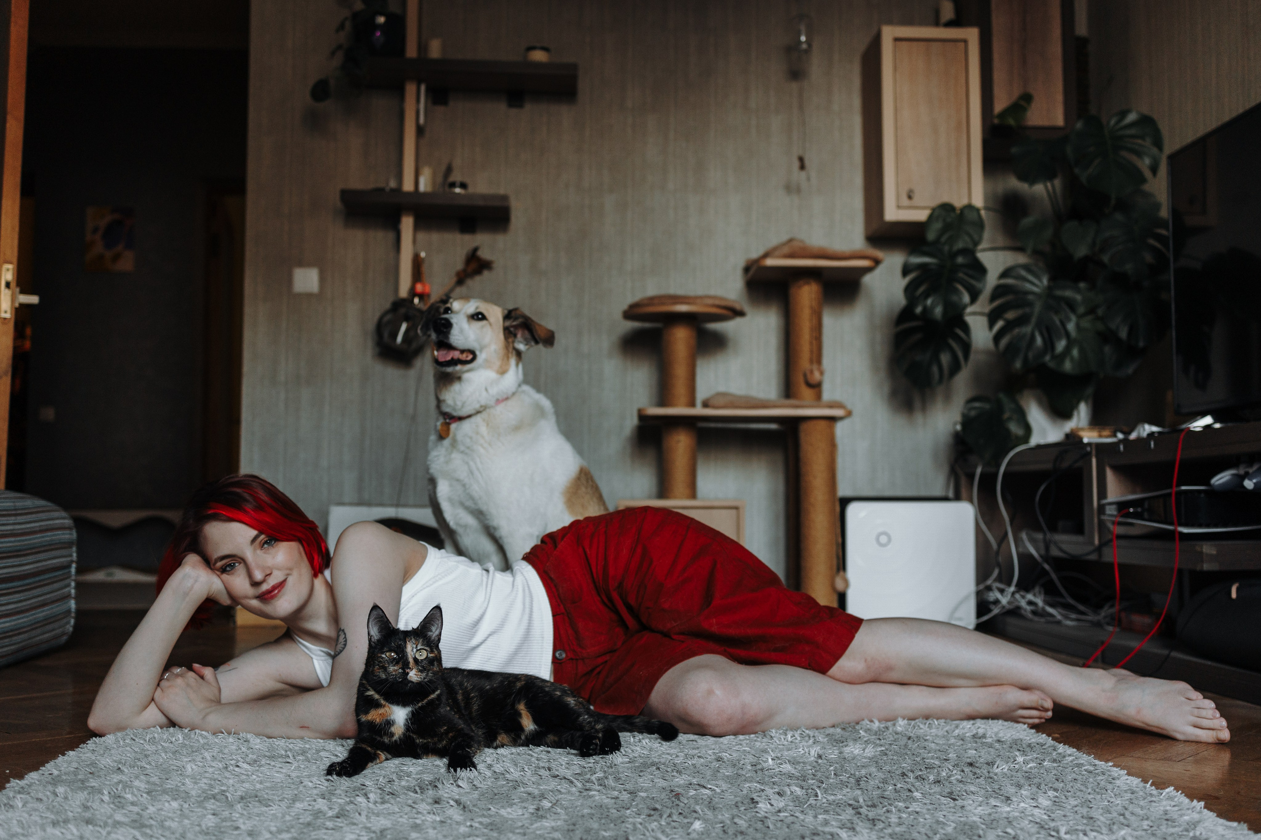 Саша и ее хвосты. Фотограф — Анималист | Санкт-Петербург