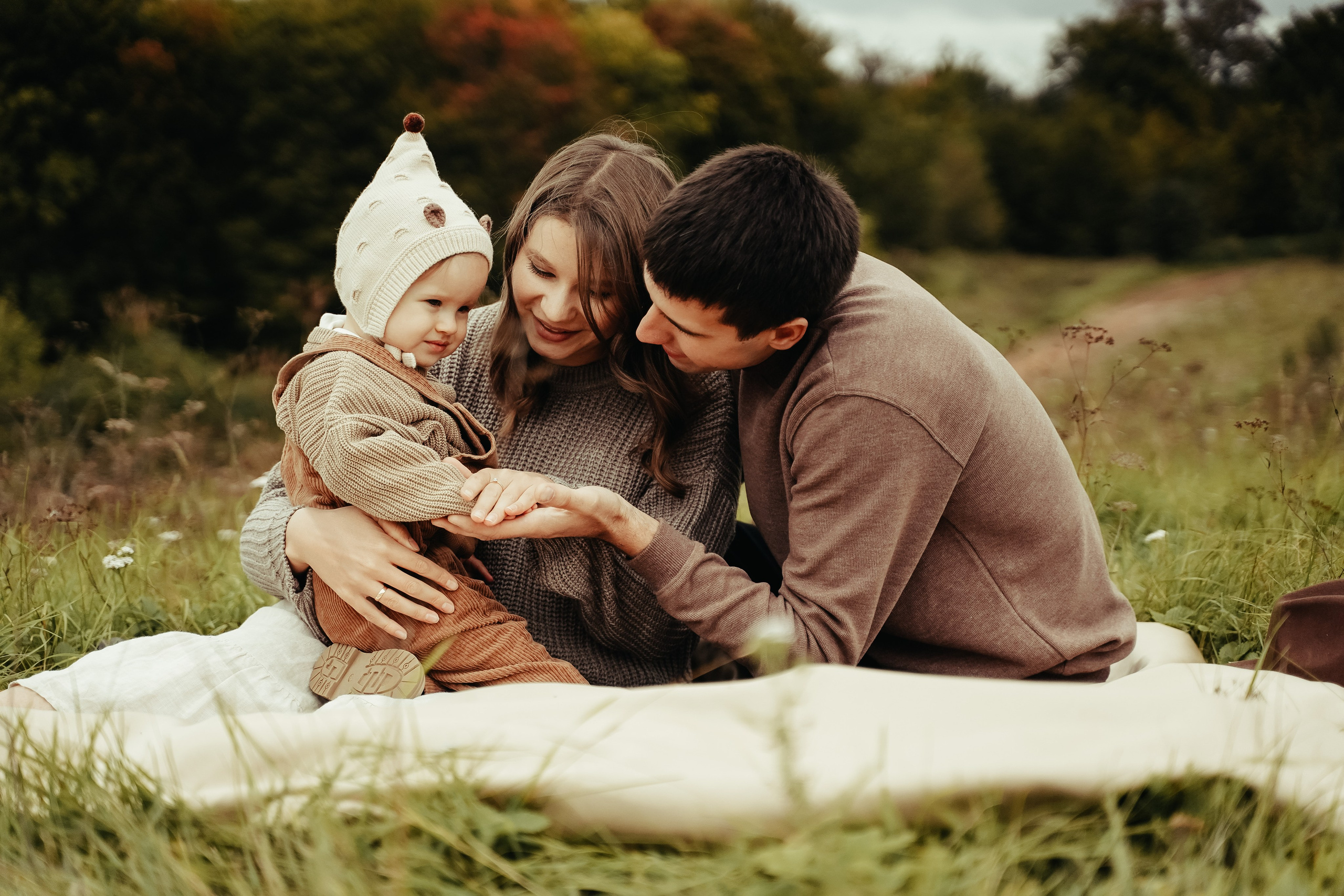 Семейная фотосъемка в поле. Бирск