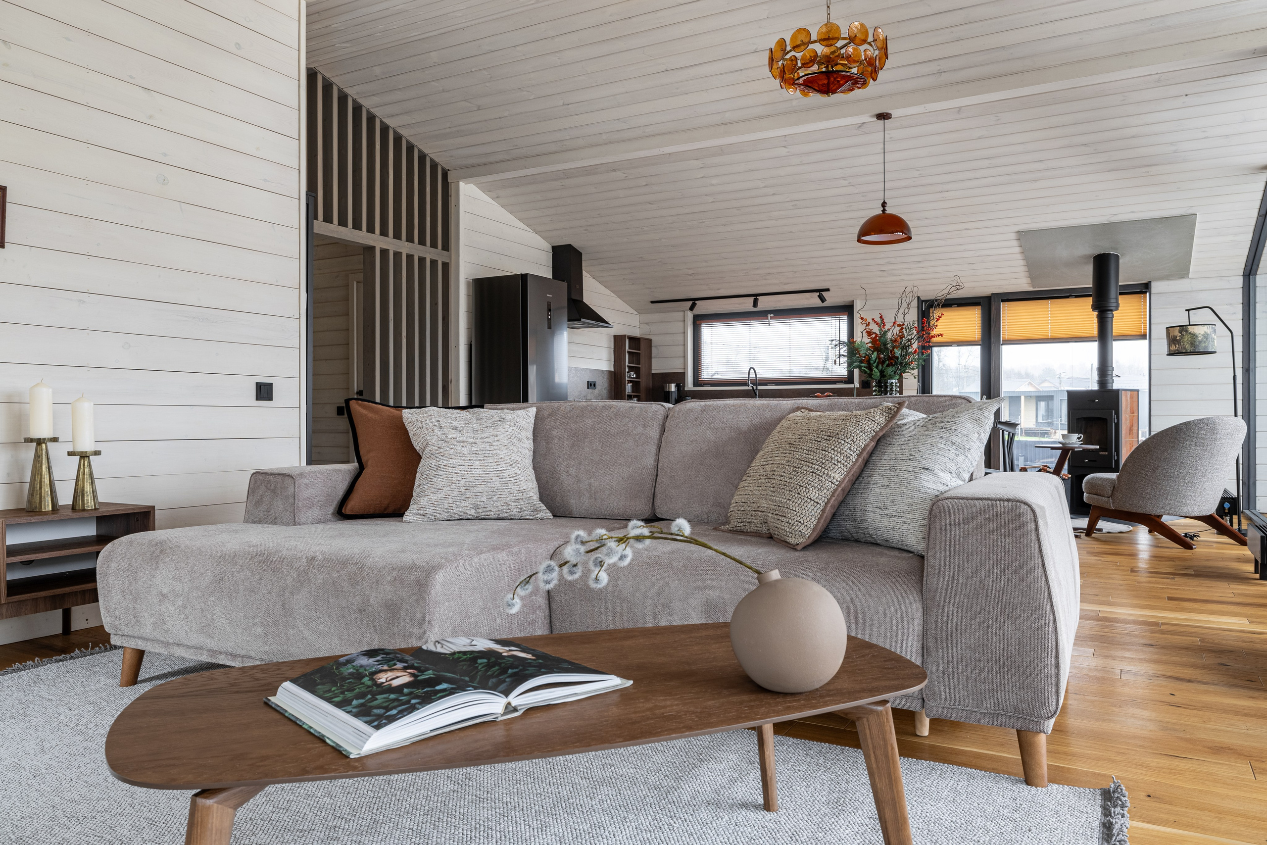 Стильный барнхаус в долгосрочную аренду. КП Долина озер. Veselinskiy| Интерьерный фотограф | Москва