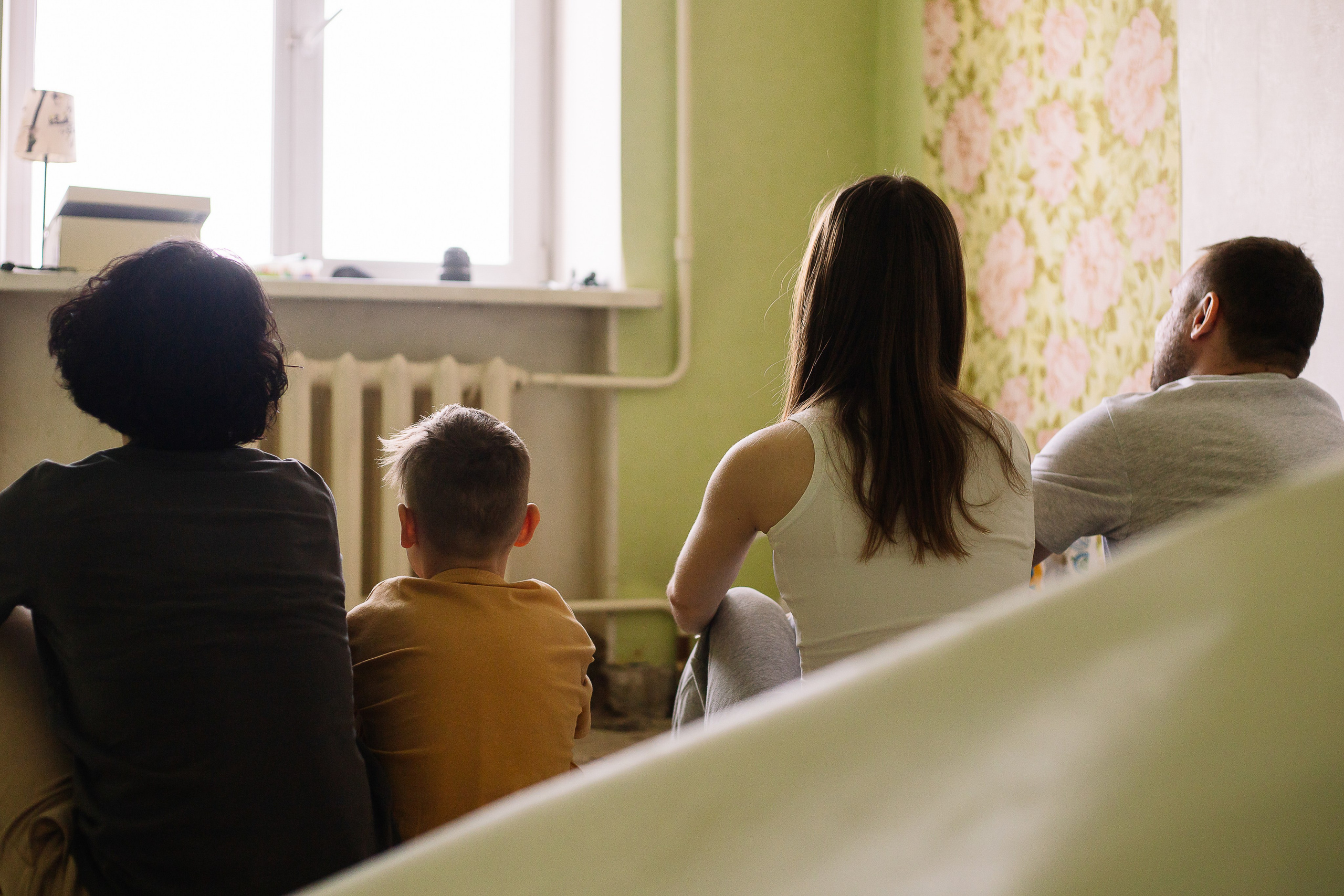 Домашняя фотосессия ремонт. Семейный фотограф в Томске Максимова Екатерина