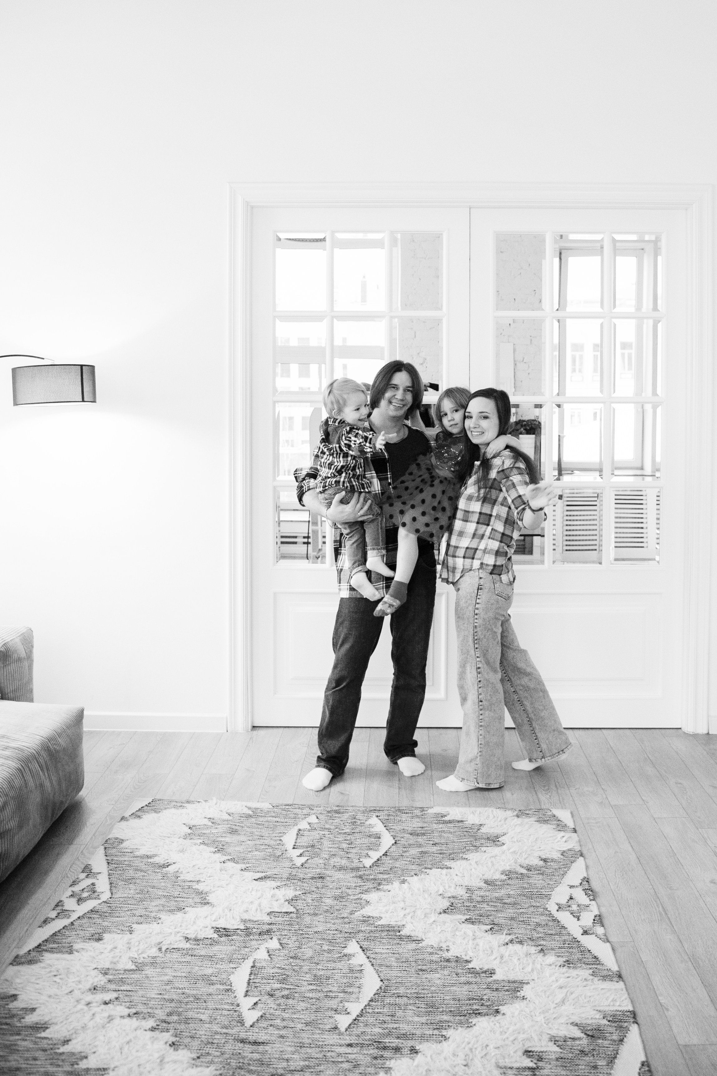 Семейная съемки для Юли и Жени. Портретная фотография в Москве