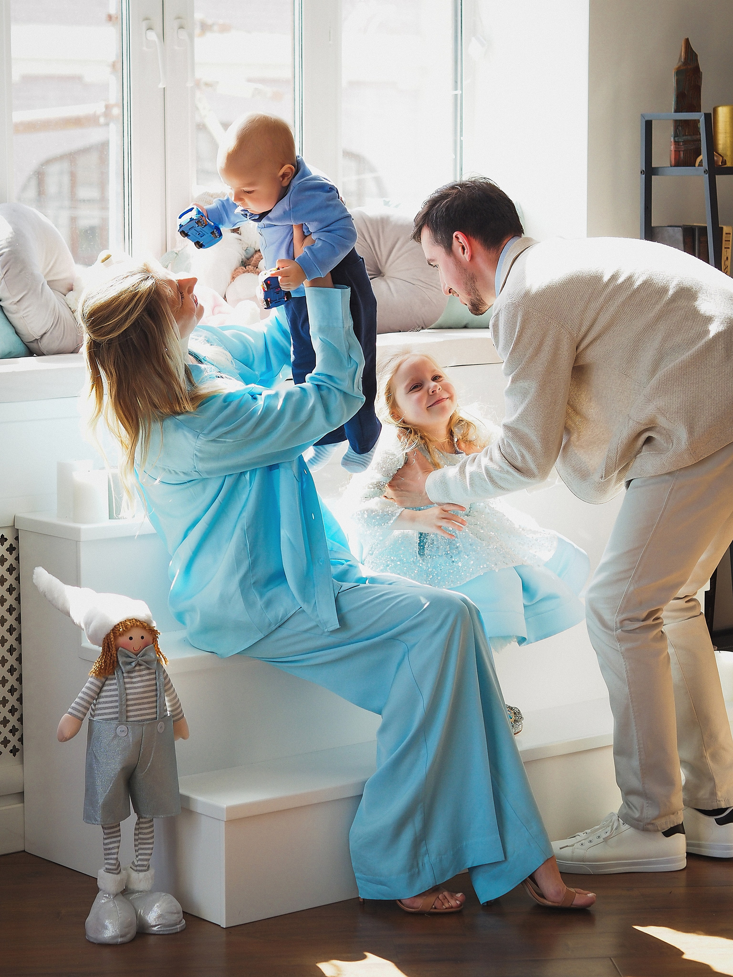 Антон Ксюша Вика и Марк. Семейный фотограф Ольга Барабанова