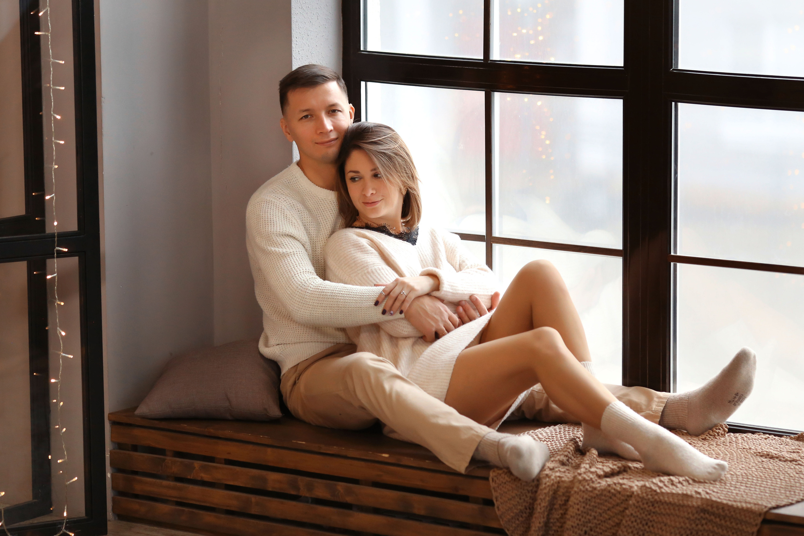 Семейная фотосессия в студии. Семейный и детский фотограф в Волгограде Серкибаева Ирина