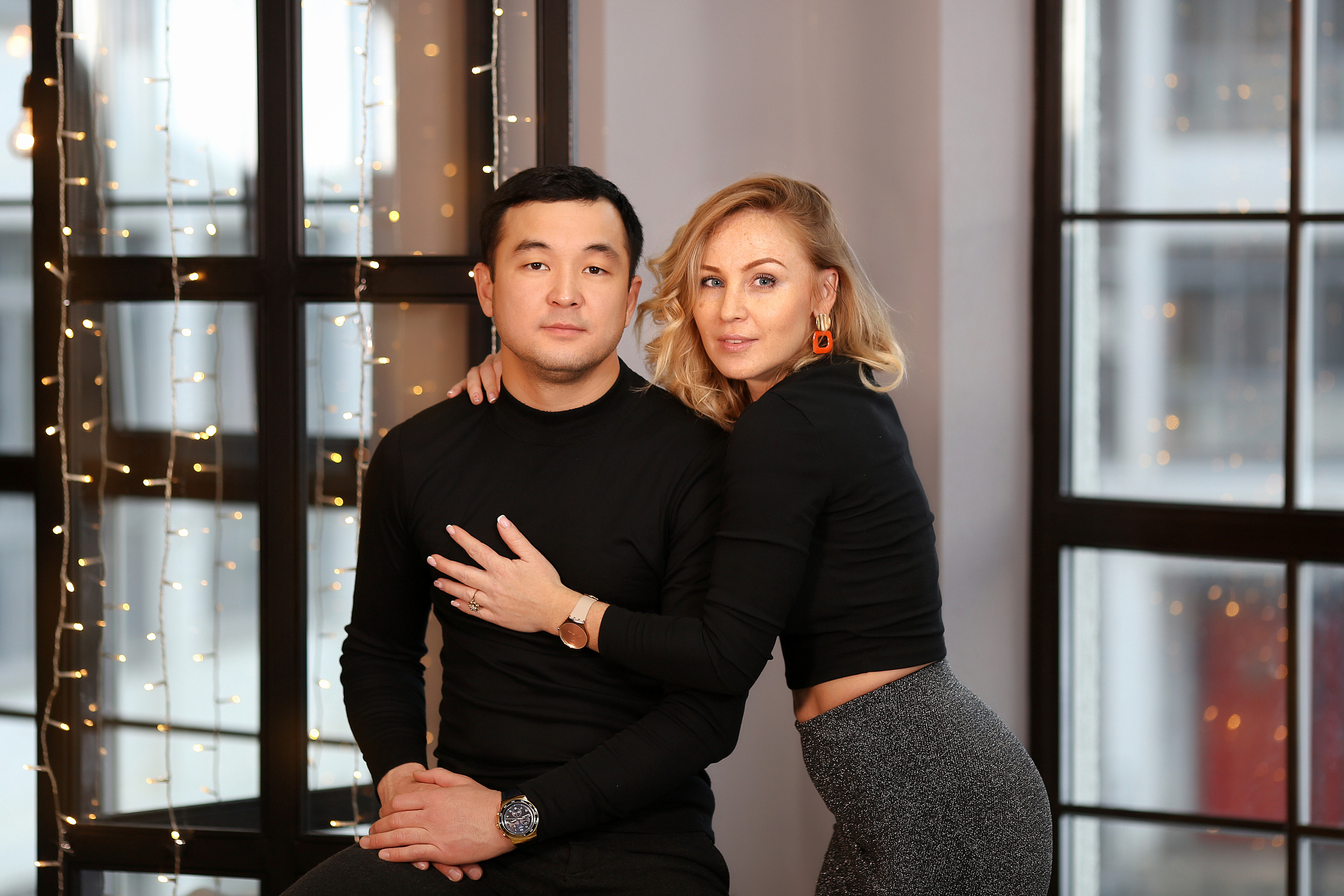 Семейная фотосессия в студии. Семейный и детский фотограф в Волгограде Серкибаева Ирина