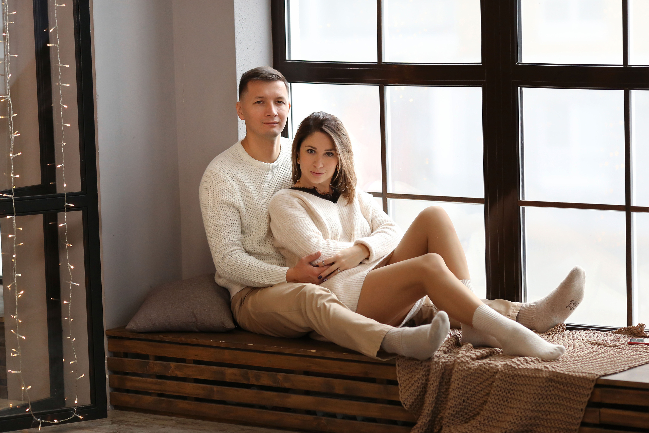 Семейная фотосессия в студии. Семейный и детский фотограф в Волгограде Серкибаева Ирина