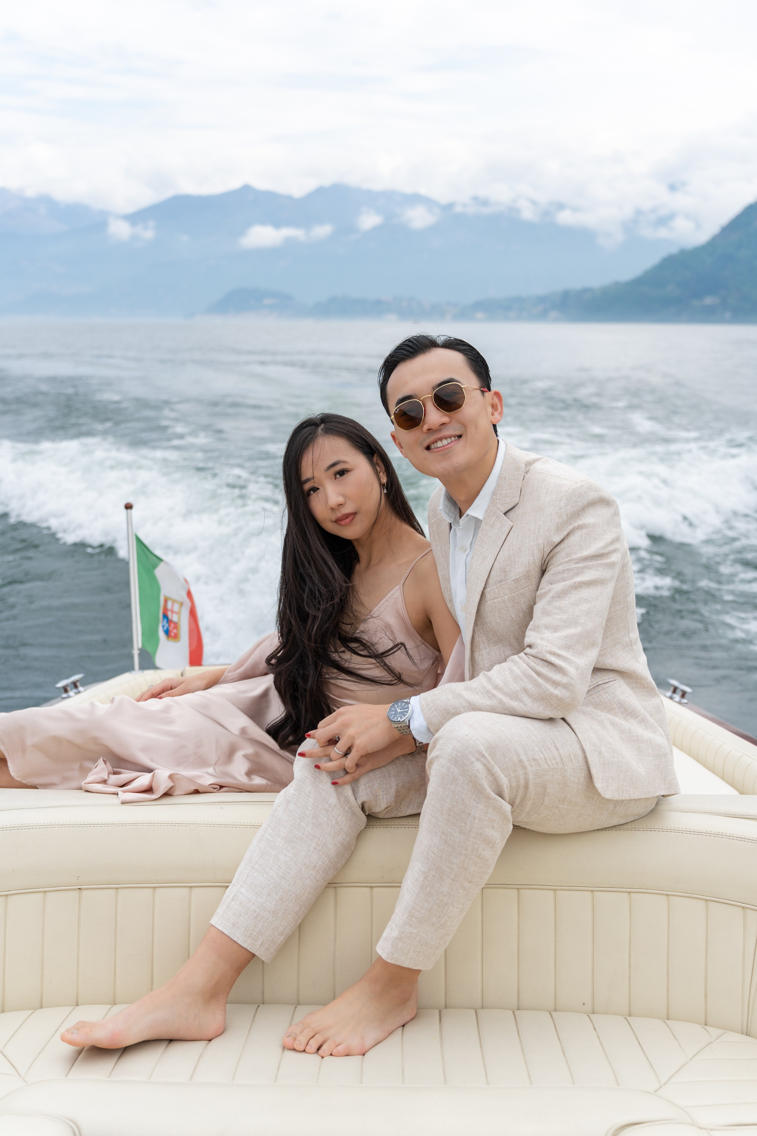 Kristen & husband. Maria Anistratova | Destination Photographer, Videographer & Drone Pilot — Lake Como
