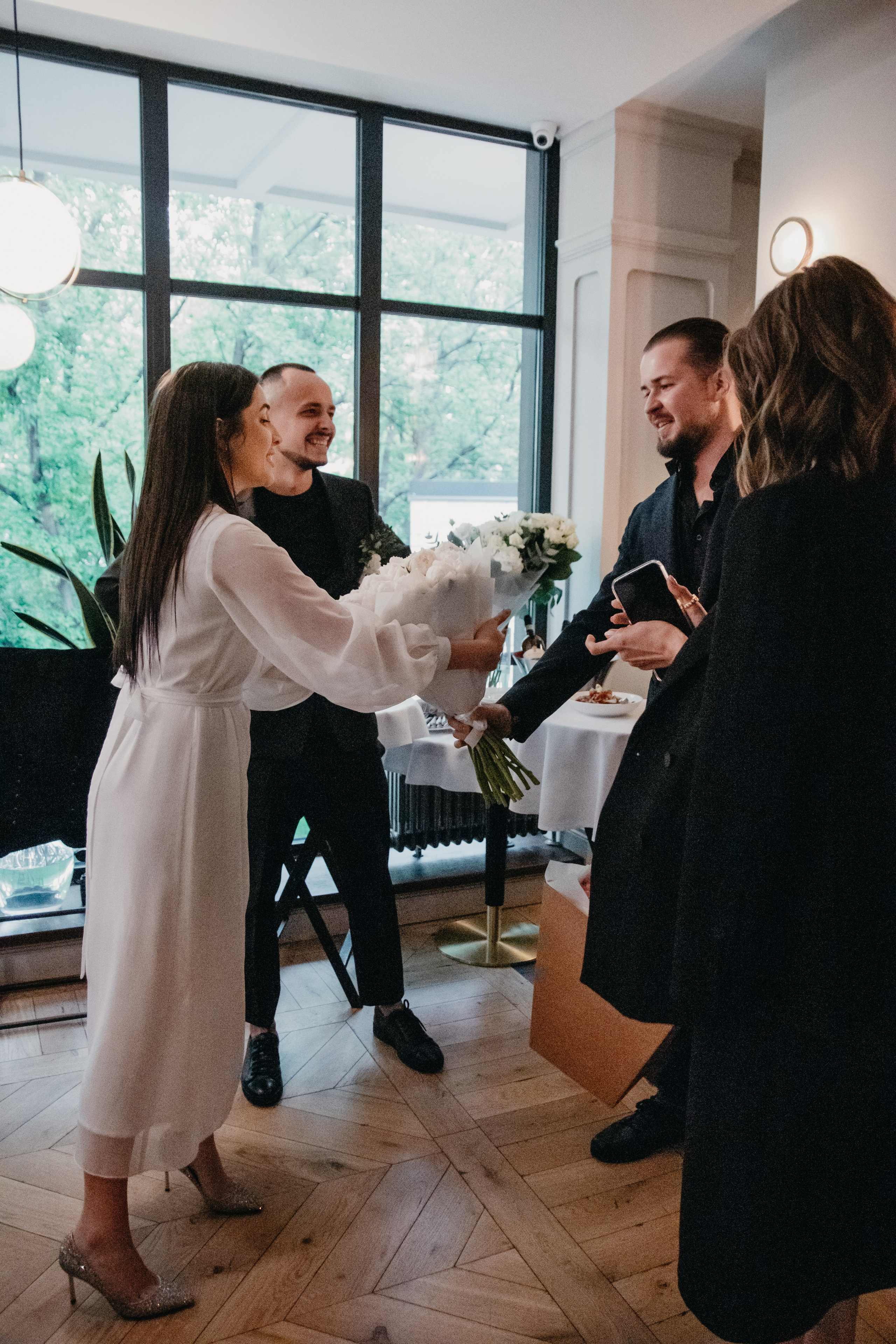 Свадебный ужин. Семейный фотограф в Москве