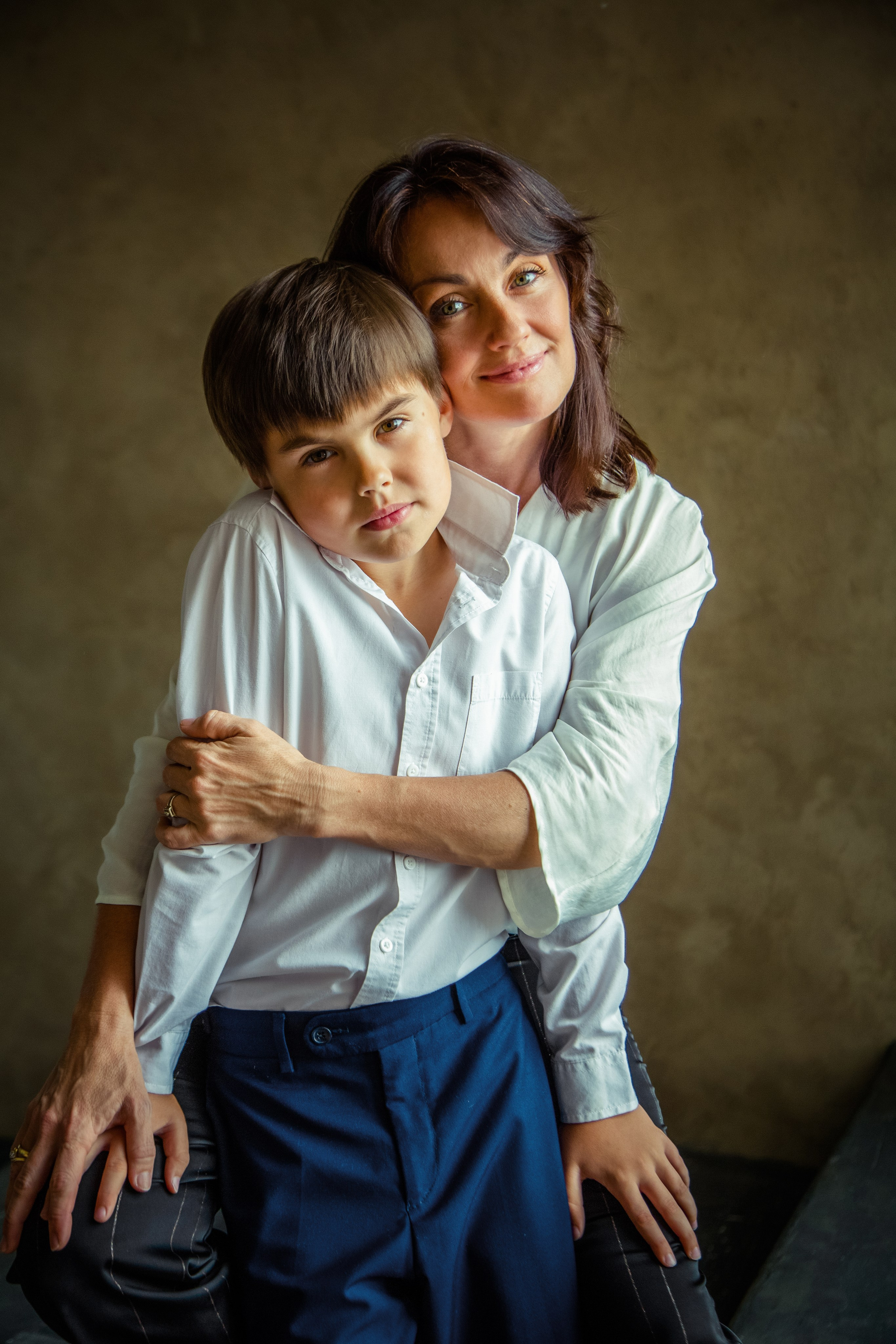 Семейная студийная фотосессия. Свадебный и семейный фотограф в Москве и Подмосковье Лариса Козлова