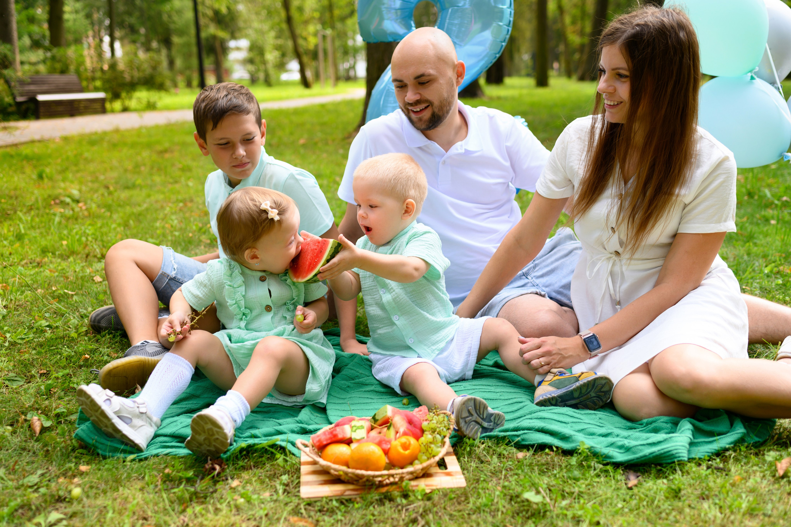 Семейная фотопрогулка. Семейный, детский фотограф в Москве Дегтярева Анастасия