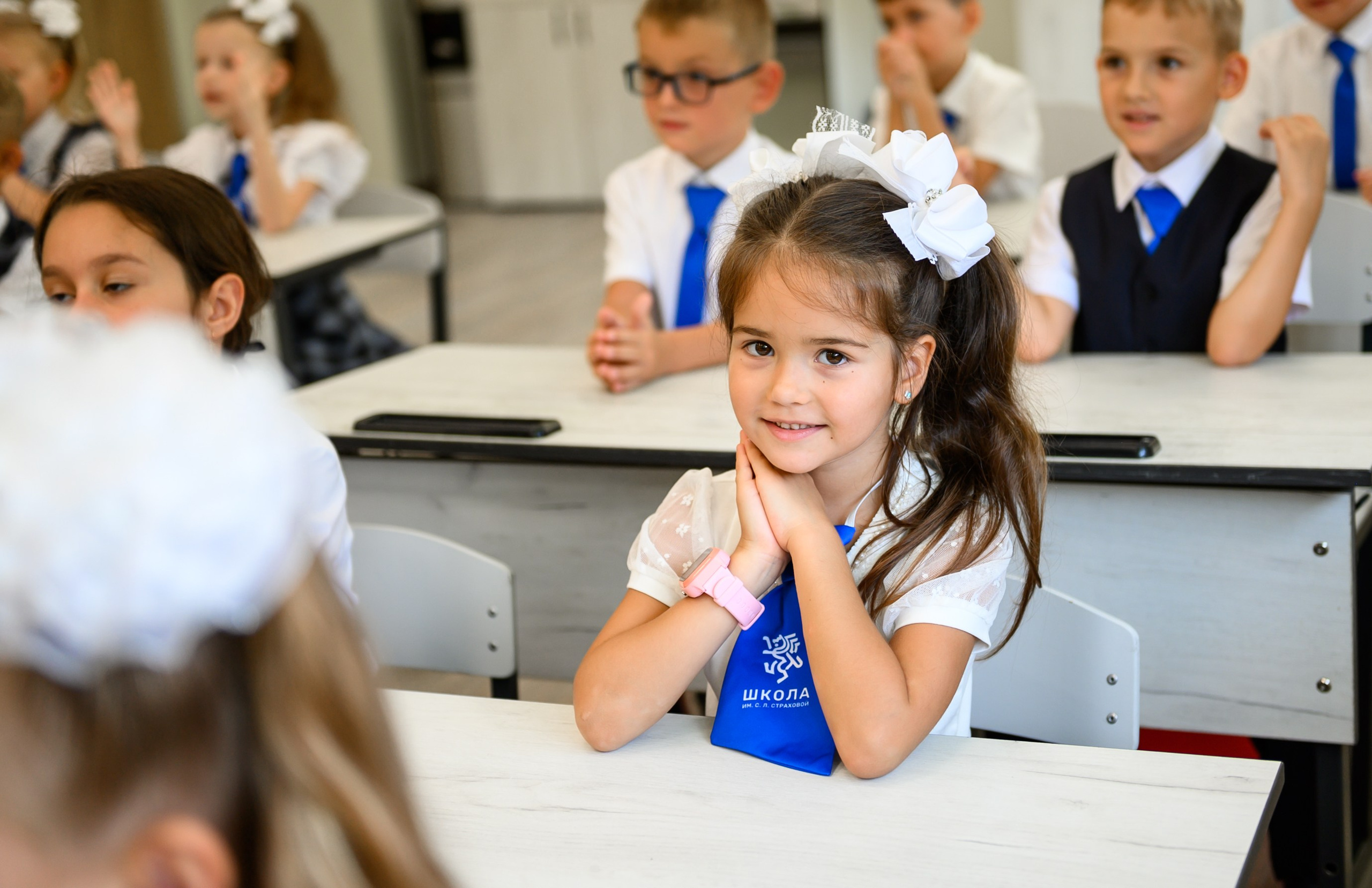Первый раз в первый класс школа Страховой. Свадебный и семейный фотограф София Невская