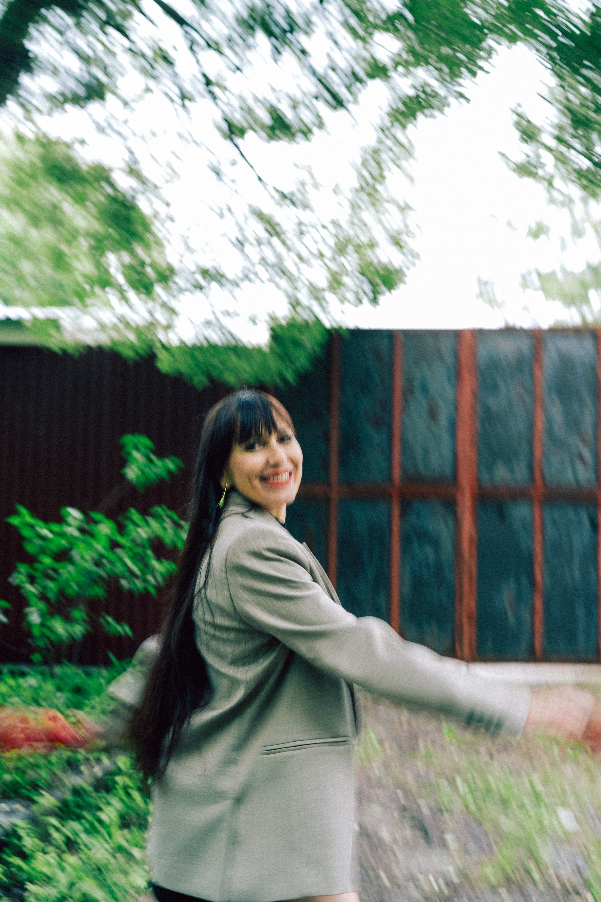 Галина (прогулка под дождём). Фотограф в Москве