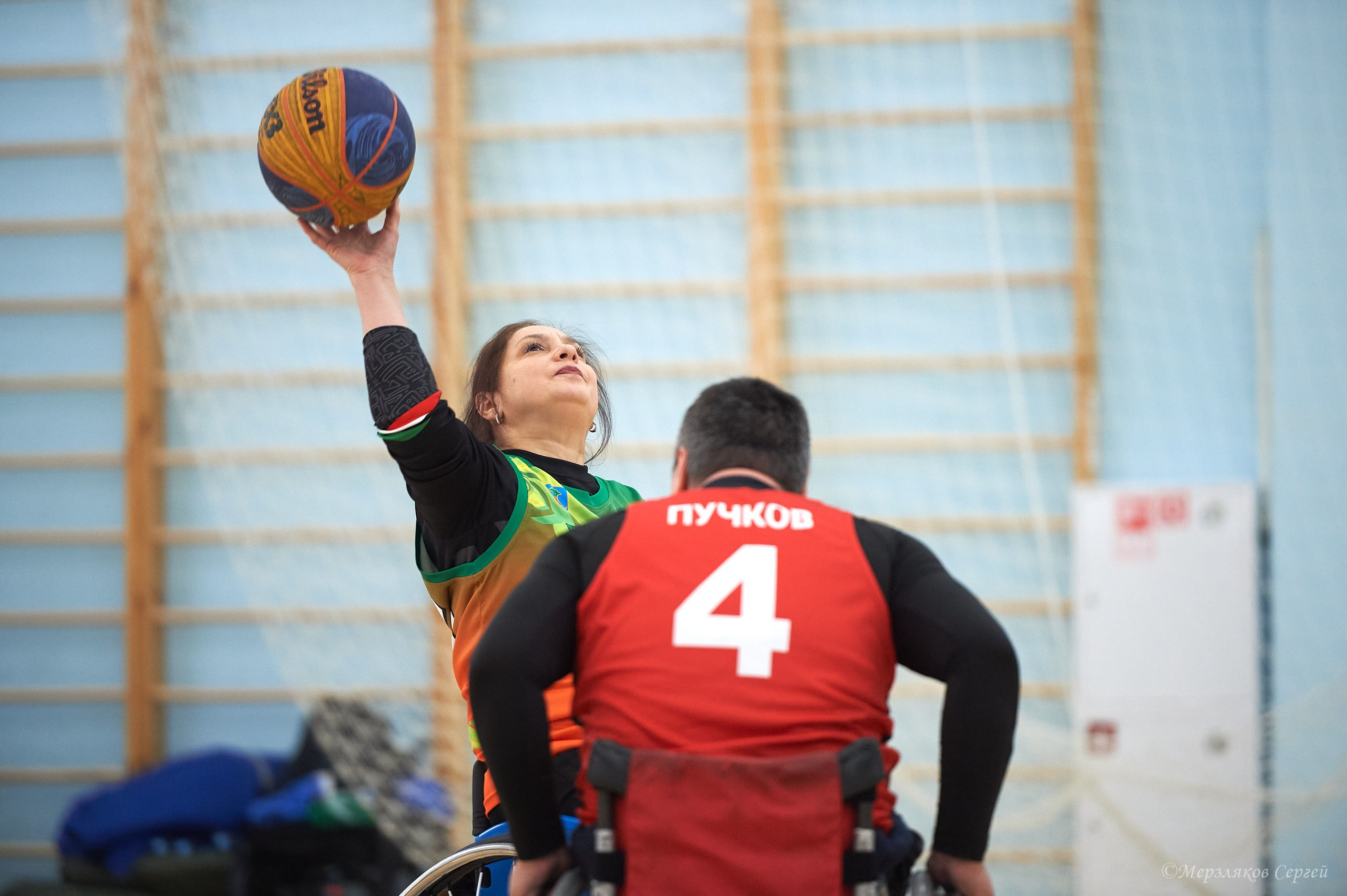 X традиционный Рождественский турнир по баскетболу на колясках. Ижевск. Спортивный репортажный фотограф в Ижевске Сергей Мерзляков