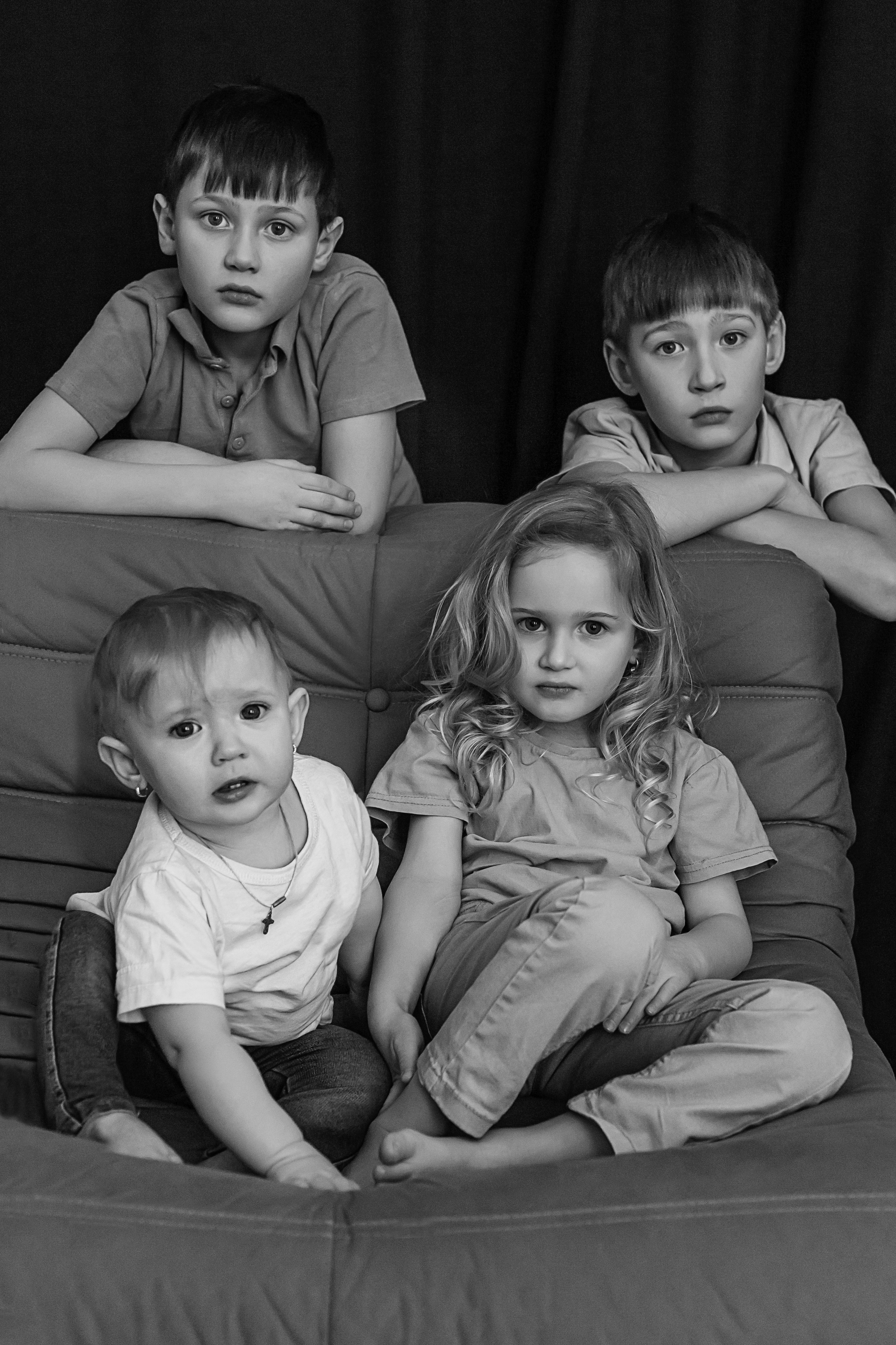 Портреты ЧБ. Детский и семейный фотограф в Бердске и Новосибирске Дарья Гребнева