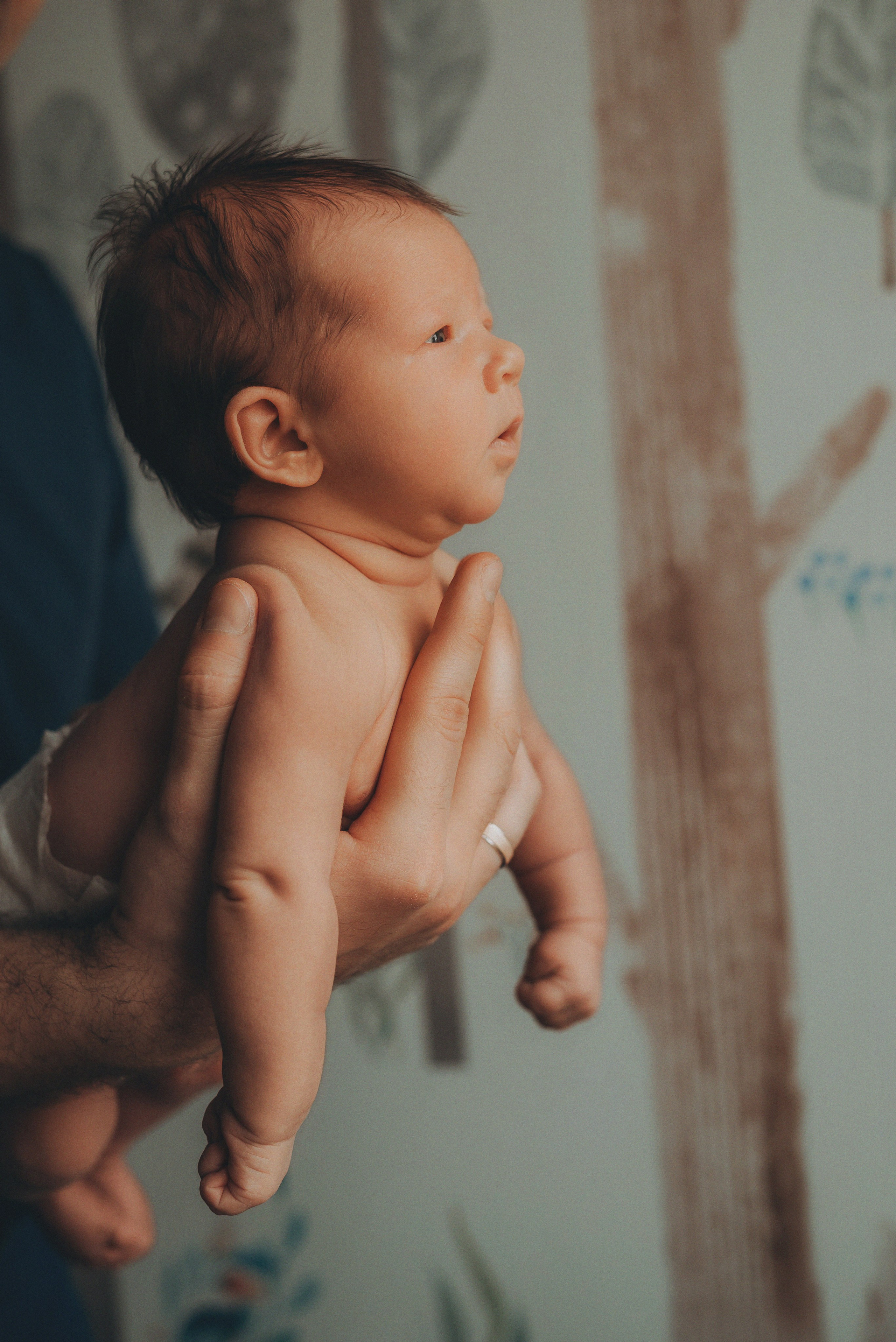 Домашняя фотосессия новорожденной Кати. Семейный и детский фотограф Кущ Наташа