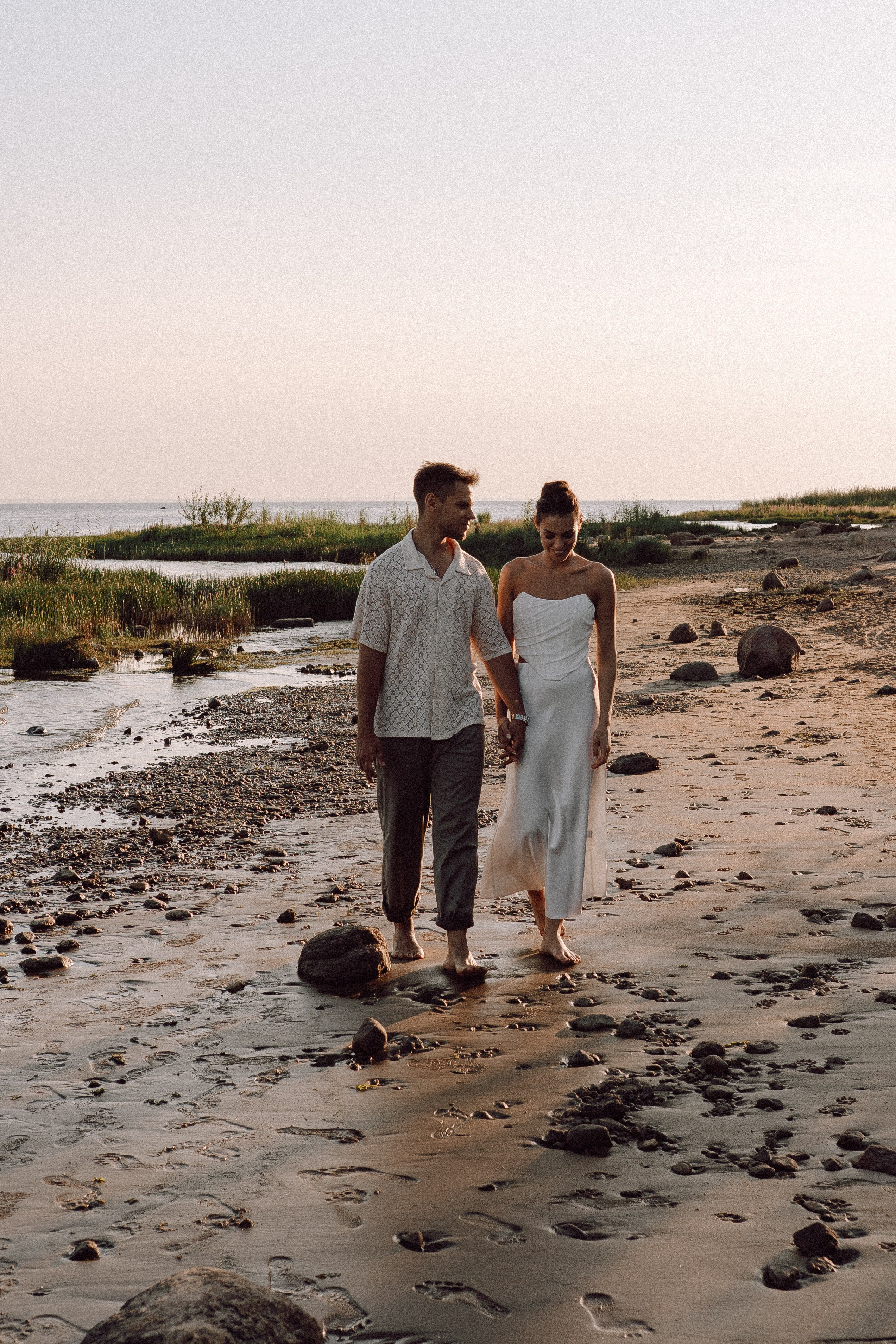 СВАДЕБНАЯ ФОТОСЕССИЯ ВЫЕЗДНОЙ ЦЕРЕМОНИИ (ФИНСКИЙ ЗАЛИВ). Профессиональный фотограф, Санкт-Петербург — Виктория Богомолова