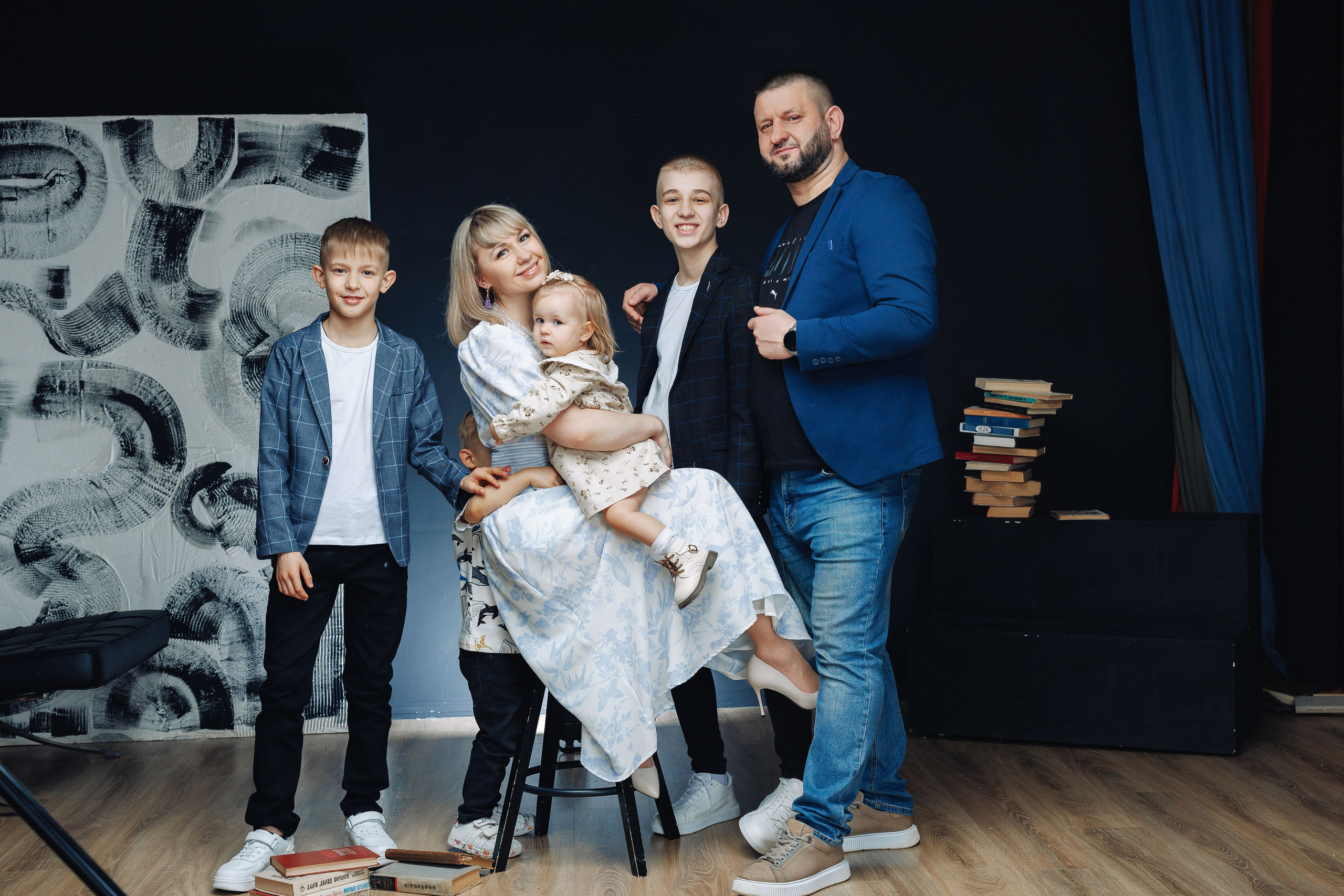 Предновогодняя  семейная съёмка 