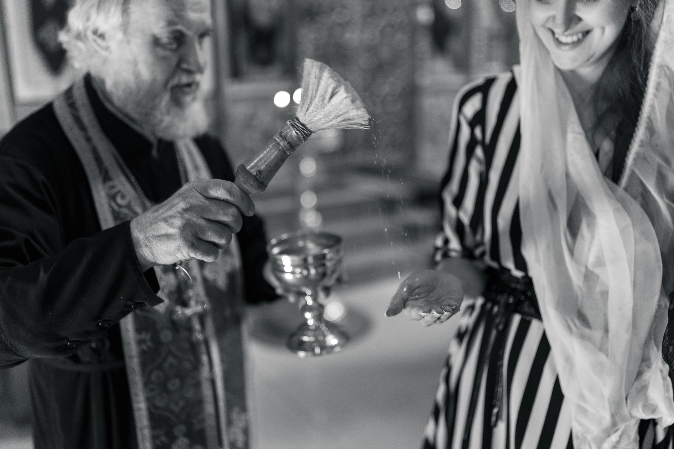 Крещение Марии в церкви иконы Божией Матери Одигитрия Иерусалимская. Анастасия Безуглова- свадебный фотограф в Таганроге